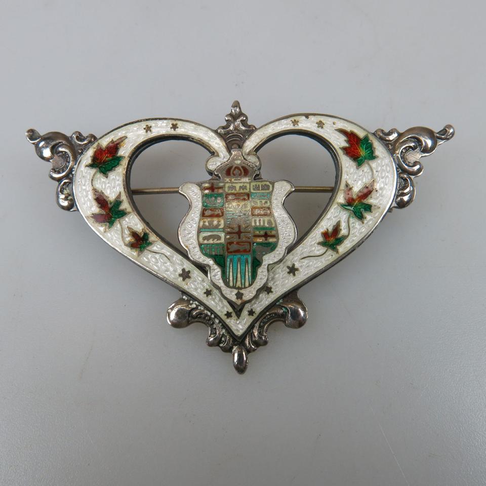 English Sterling Silver Brooch By Ellis Brother