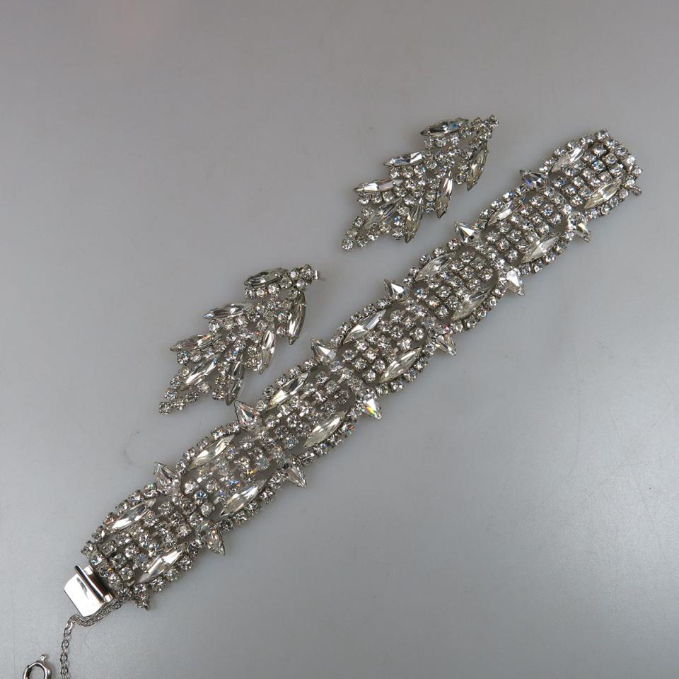 Sherman silver tone metal bracelet