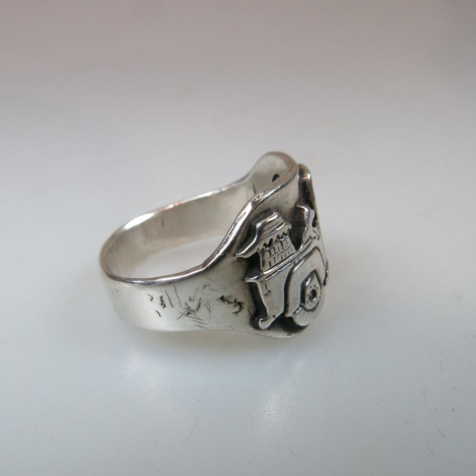 Clarence Lee Navajo sterling silver ring 