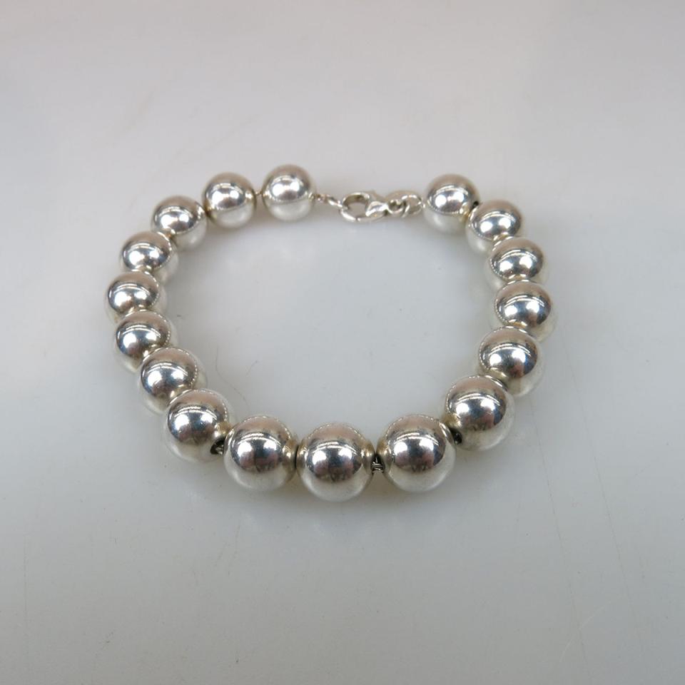 Tiffany & Co. Sterling Silver Bead Bracelet