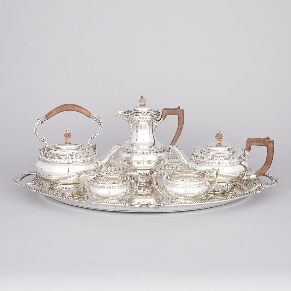 English Silver Tea and Coffee Service, James Deakin & Sons, Sheffield, 1924/25