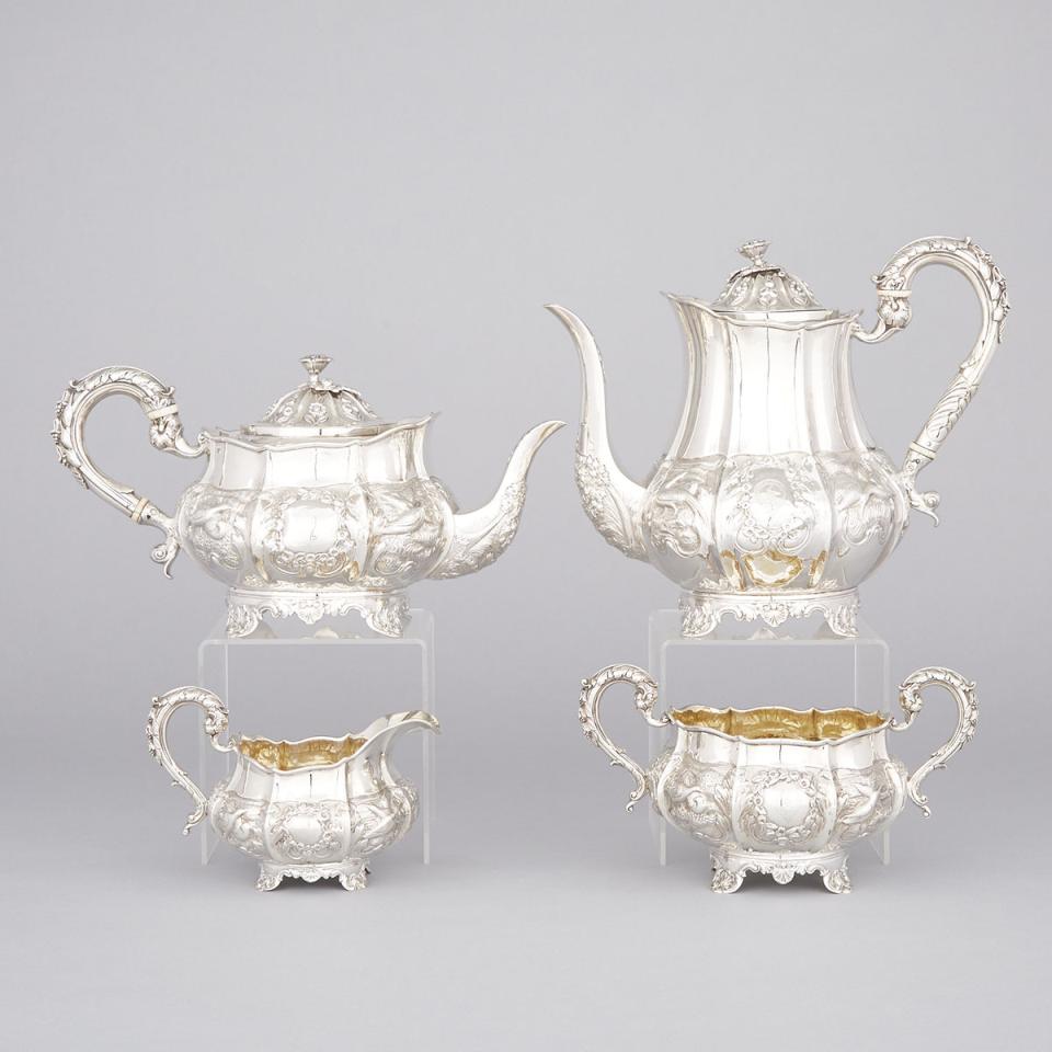 George IV Silver Tea and Coffee Service, John, Henry & Charles Lias, London, 1829