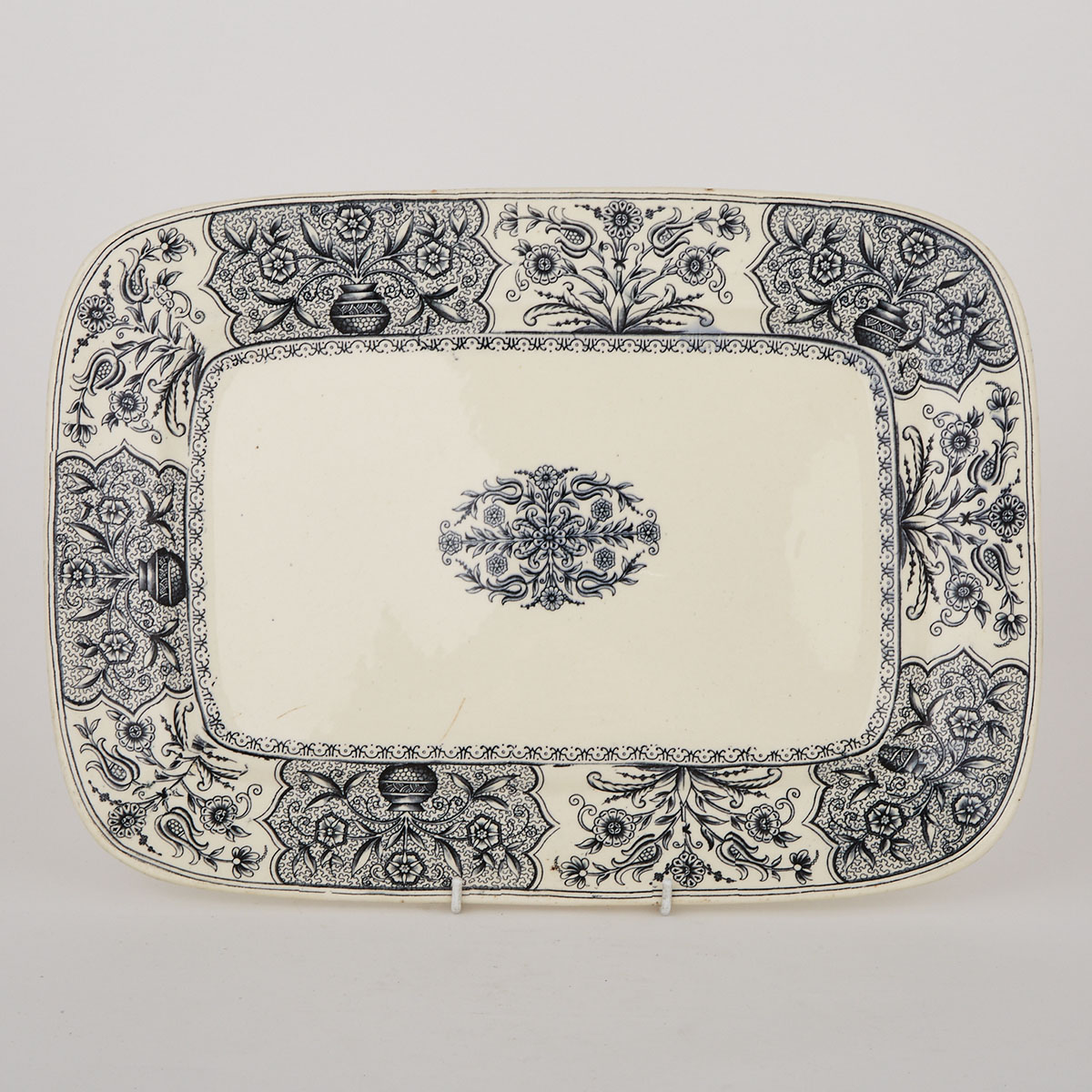 Old Hall Oblong Platter, Christopher Dresser, 1890s 