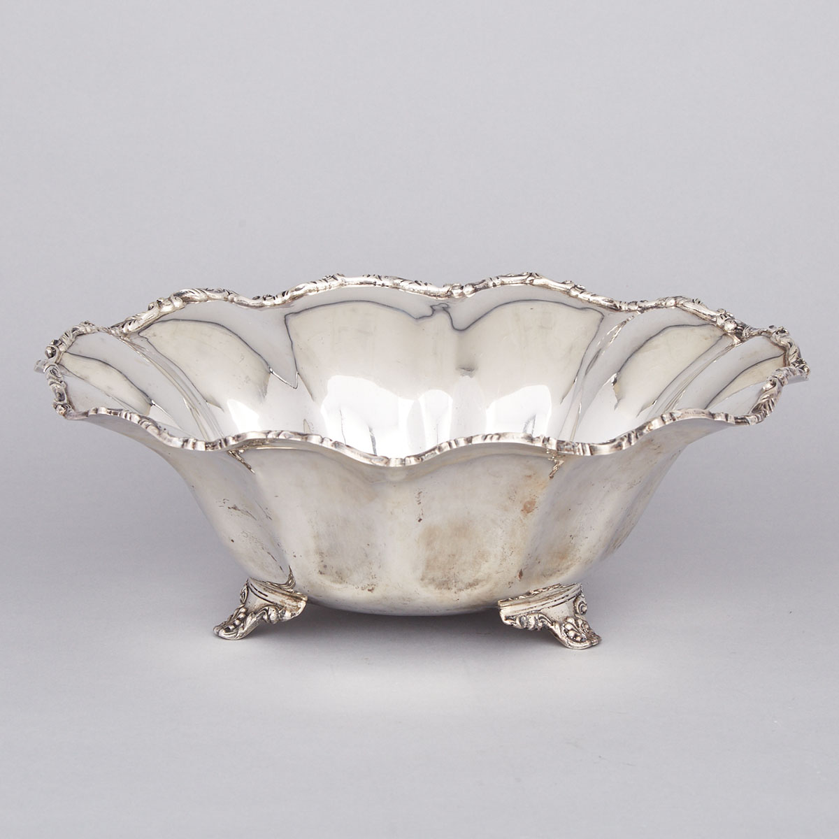 Mexican Silver Centrepiece Bowl, mid-20th century