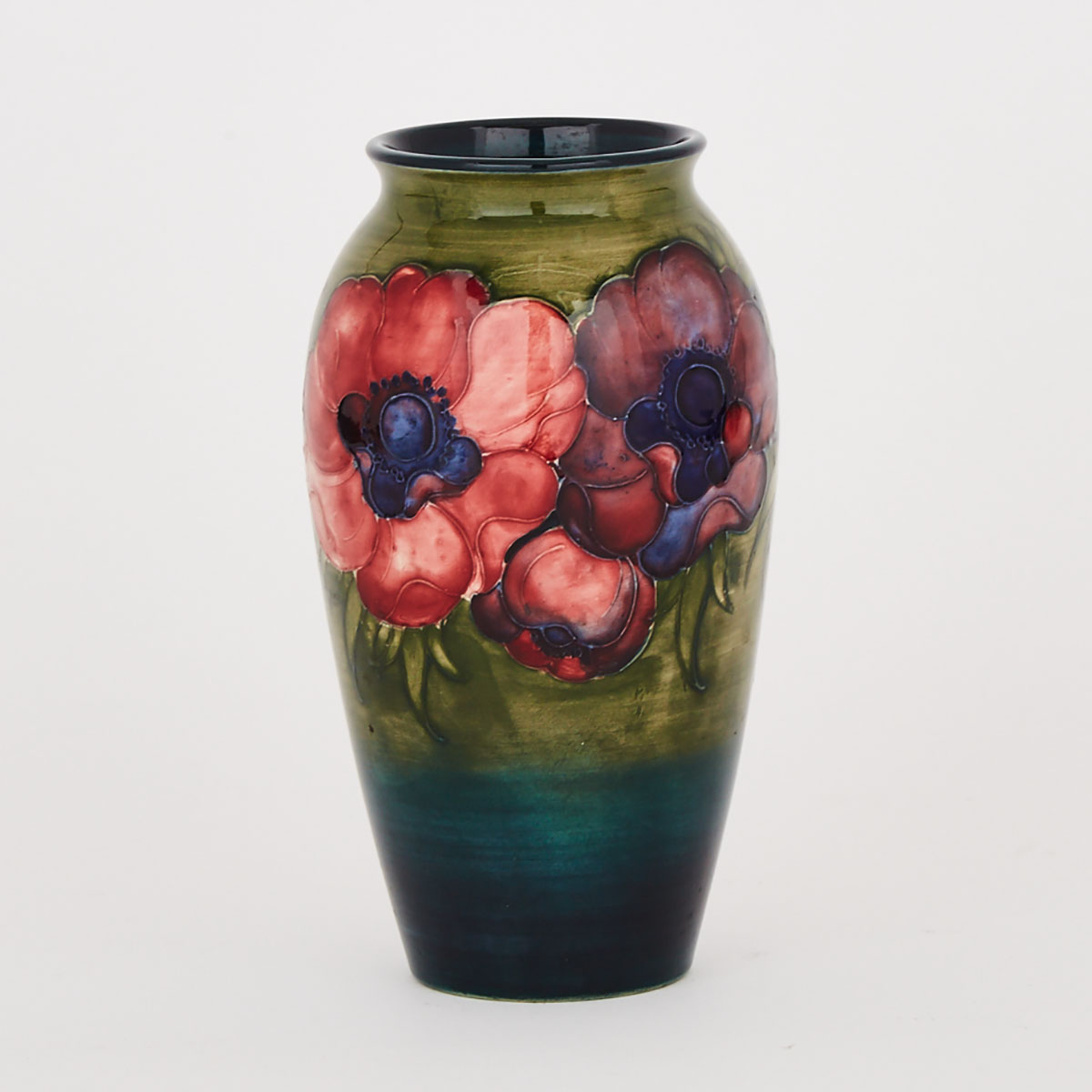 Moorcroft Anemone Vase, c. 1960