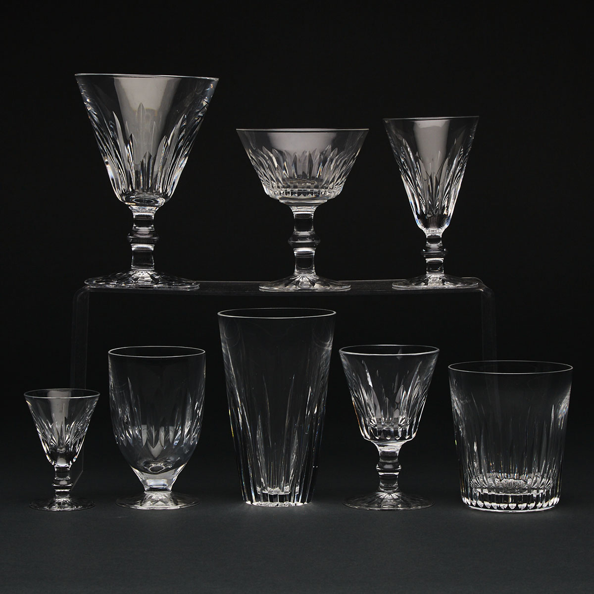 Waterford ‘Eileen’ Pattern Cut Glass Stemware, 20th century