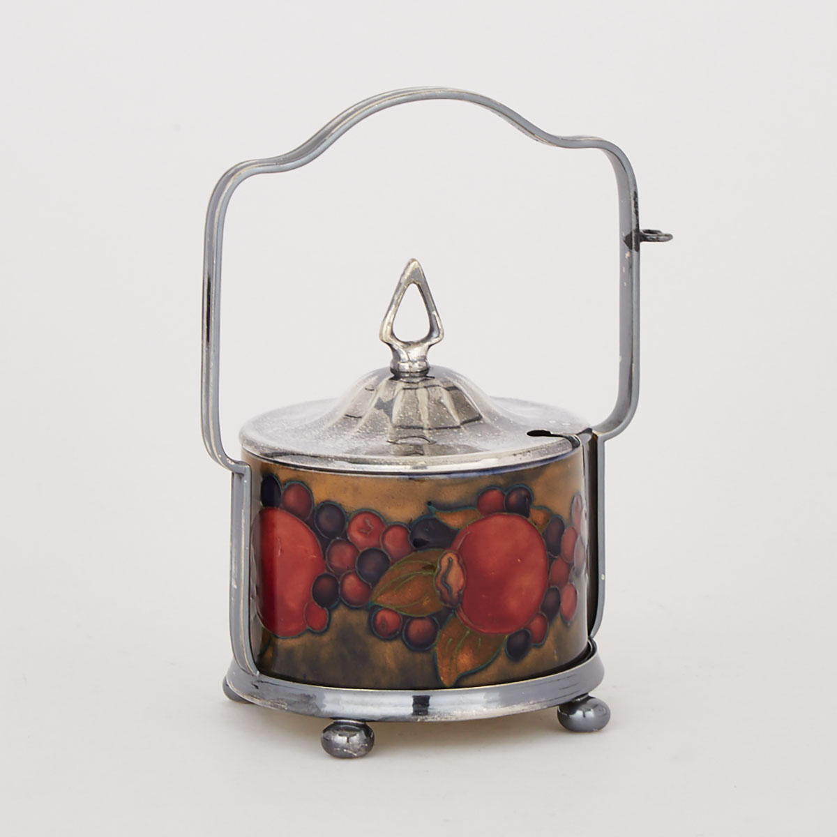 Moorcroft Pomegranate Preserve Jar, c.1920-25 