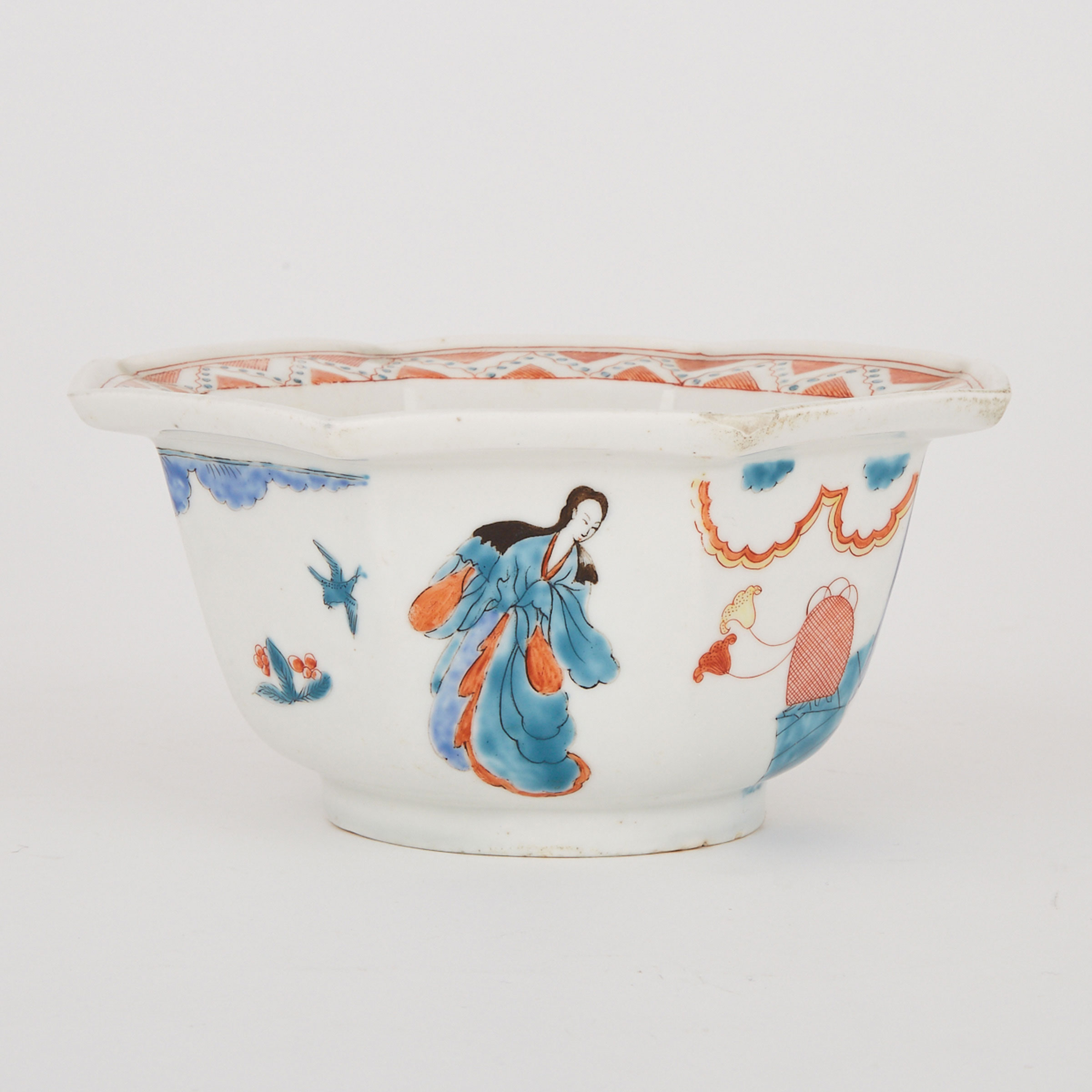 Chelsea Kakiemon Octagonal Bowl, c.1750-52