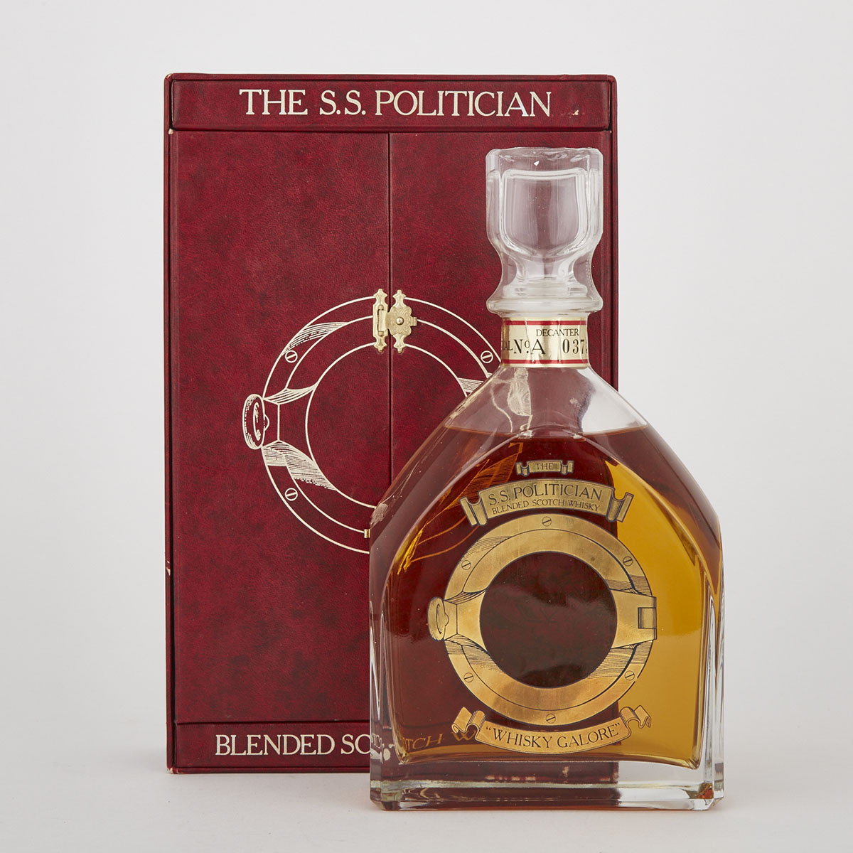 THE S.S. POLITICIAN BLENDED WHISKY  (1)