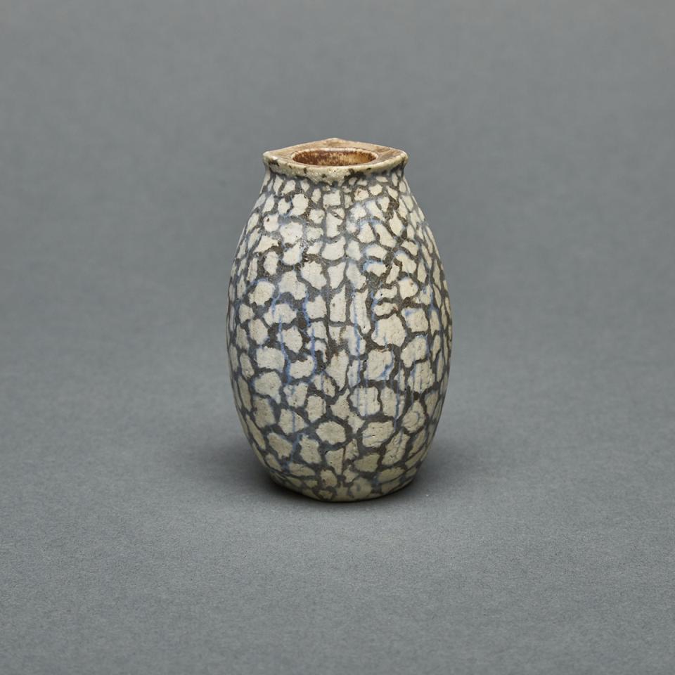 Martin Brothers Stoneware Miniature Gourd Vase, 1907