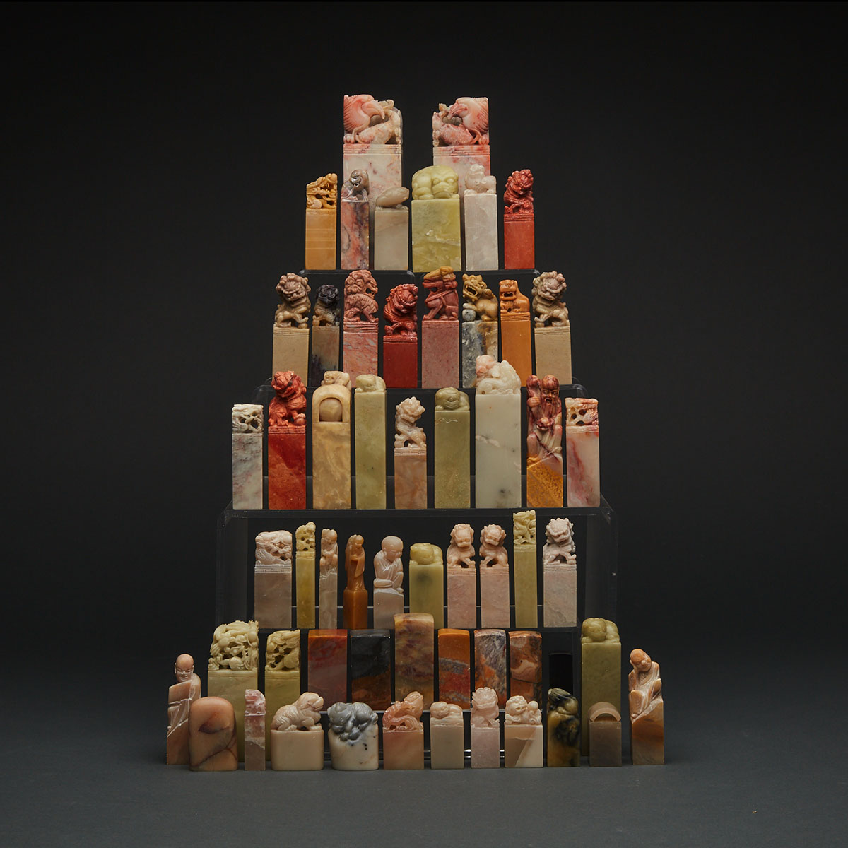 A Group of Fifty-Seven Chinese Seals, 20th Century