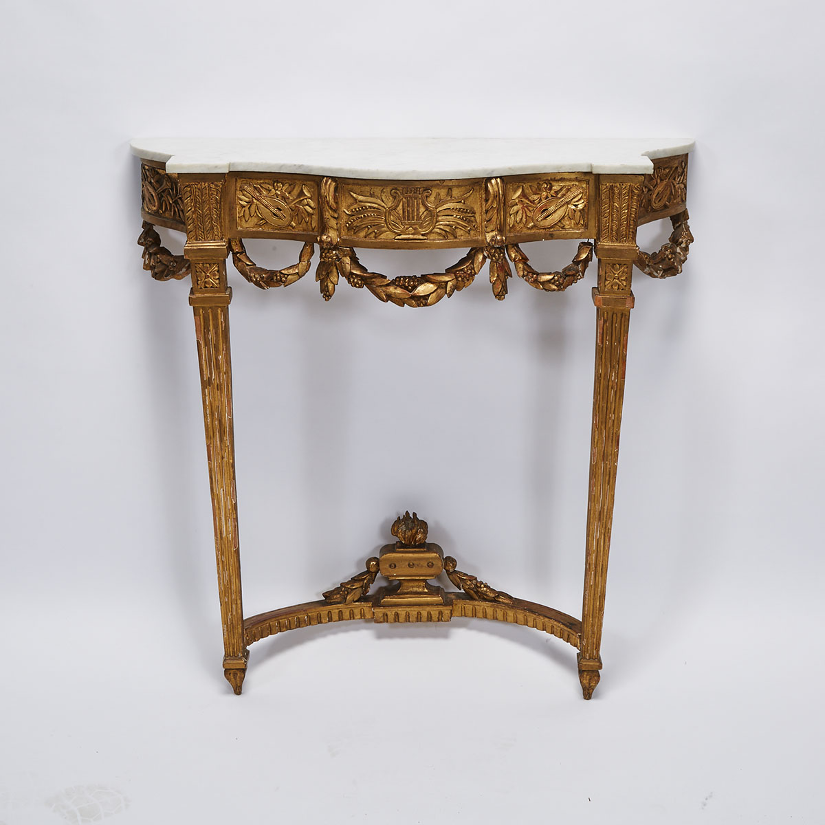 Florentine Neoclassical Giltwood Console Table, early 20th century