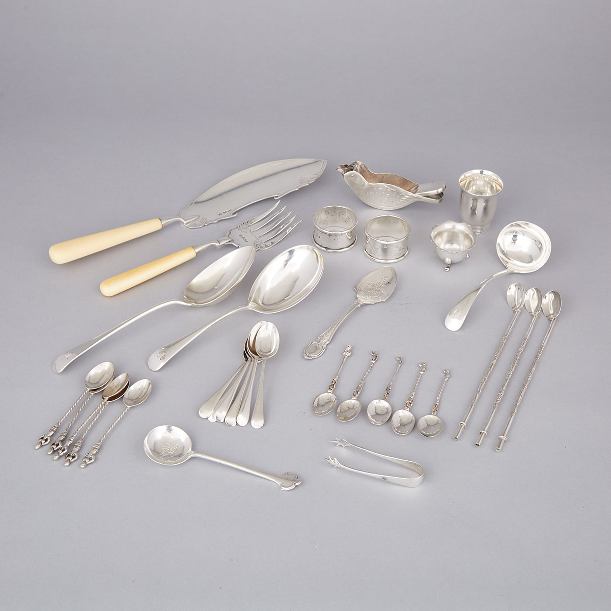 Group of English, Continental, American and Eastern Silver, 20th century