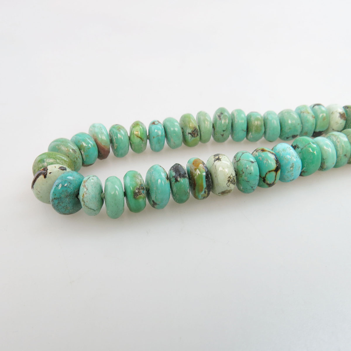 Single Endless Strand Of Turquoise Beads