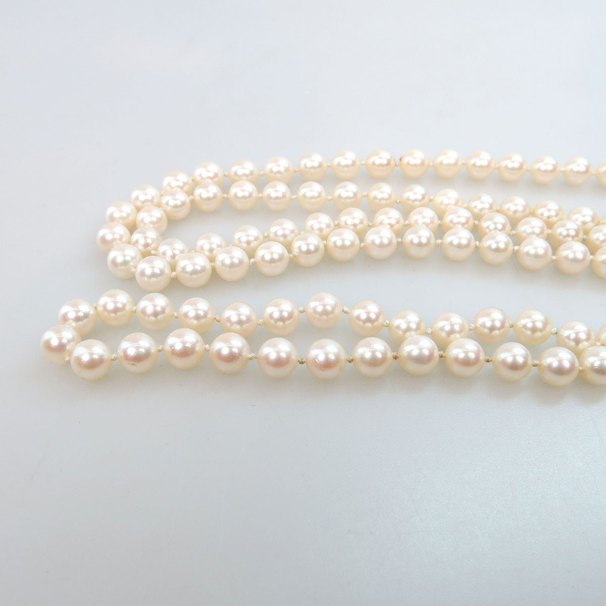 Single Endless Strand Of Cultured Pearls