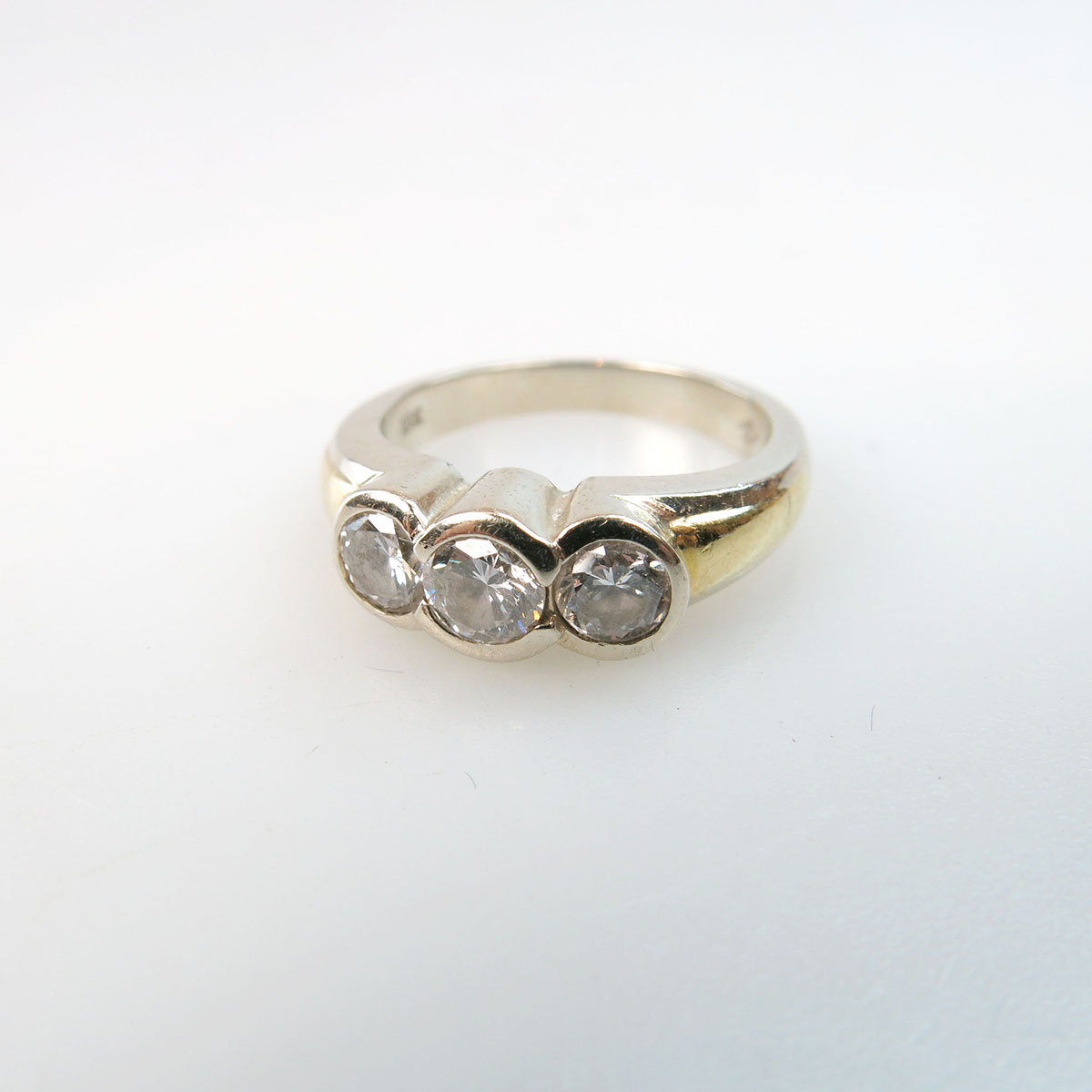 14k & 18K Yellow And White Gold Ring