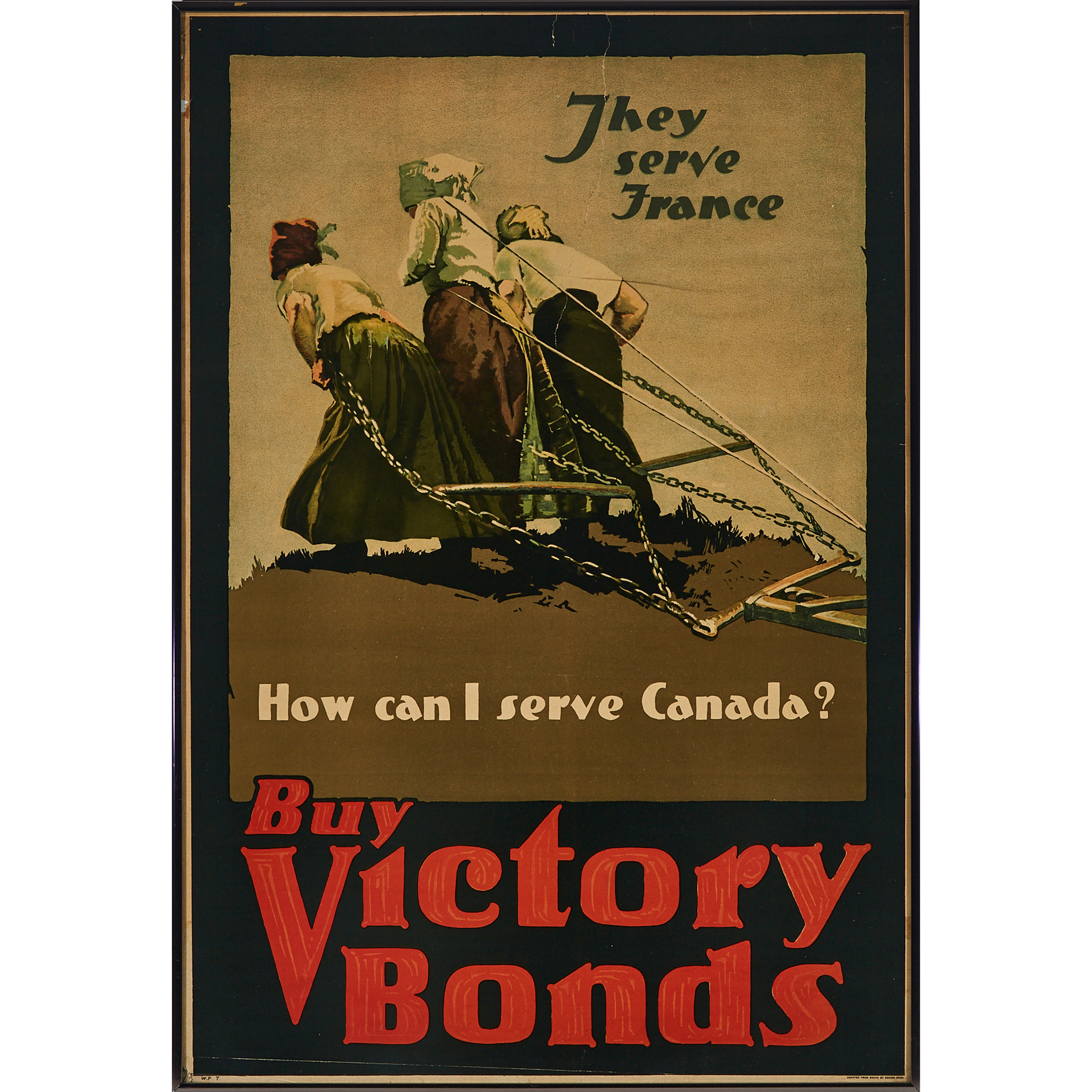 Canadian World War I Propoganda Poster, c. 1915