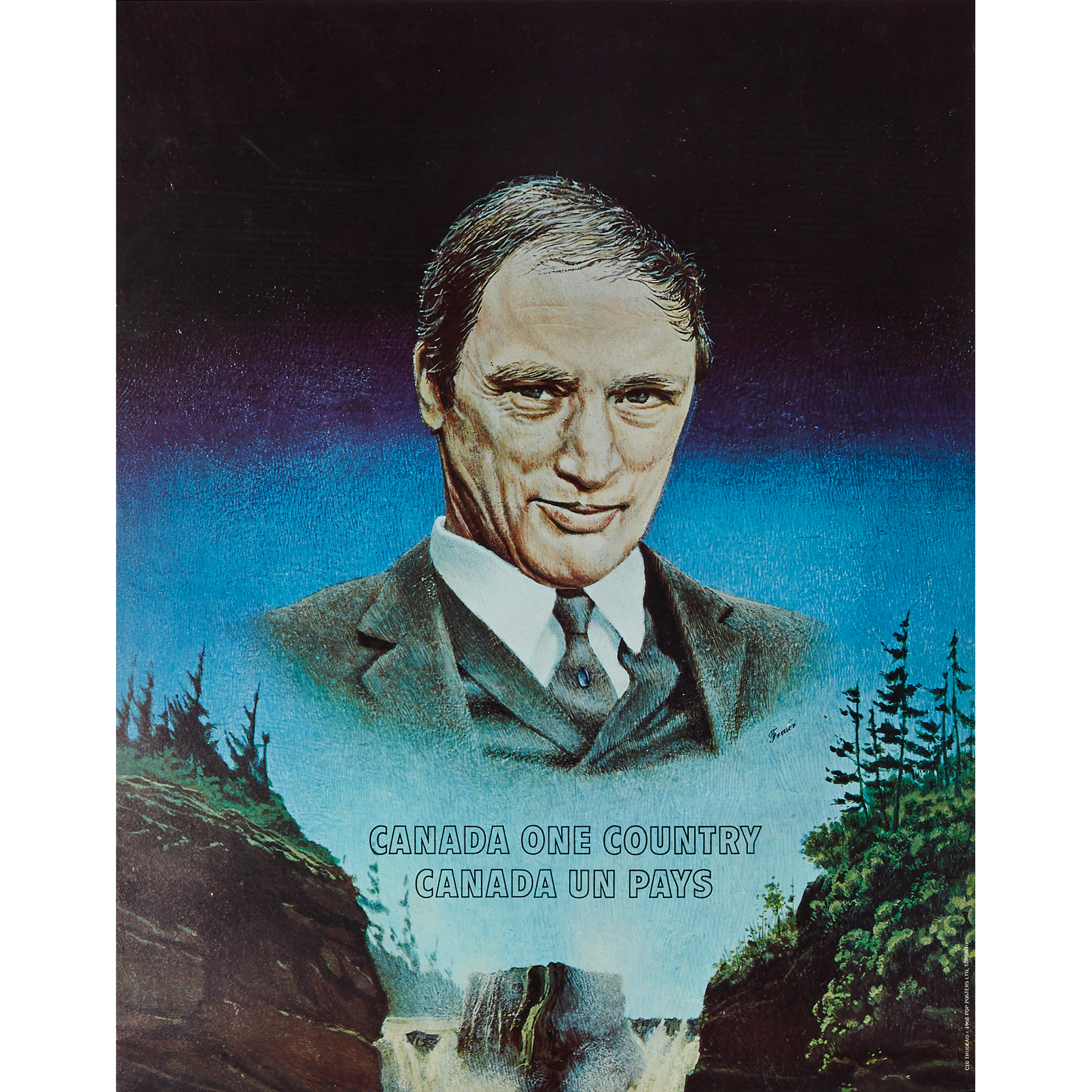 Pierre Elliot Trudeau Campaign Poster, 1968