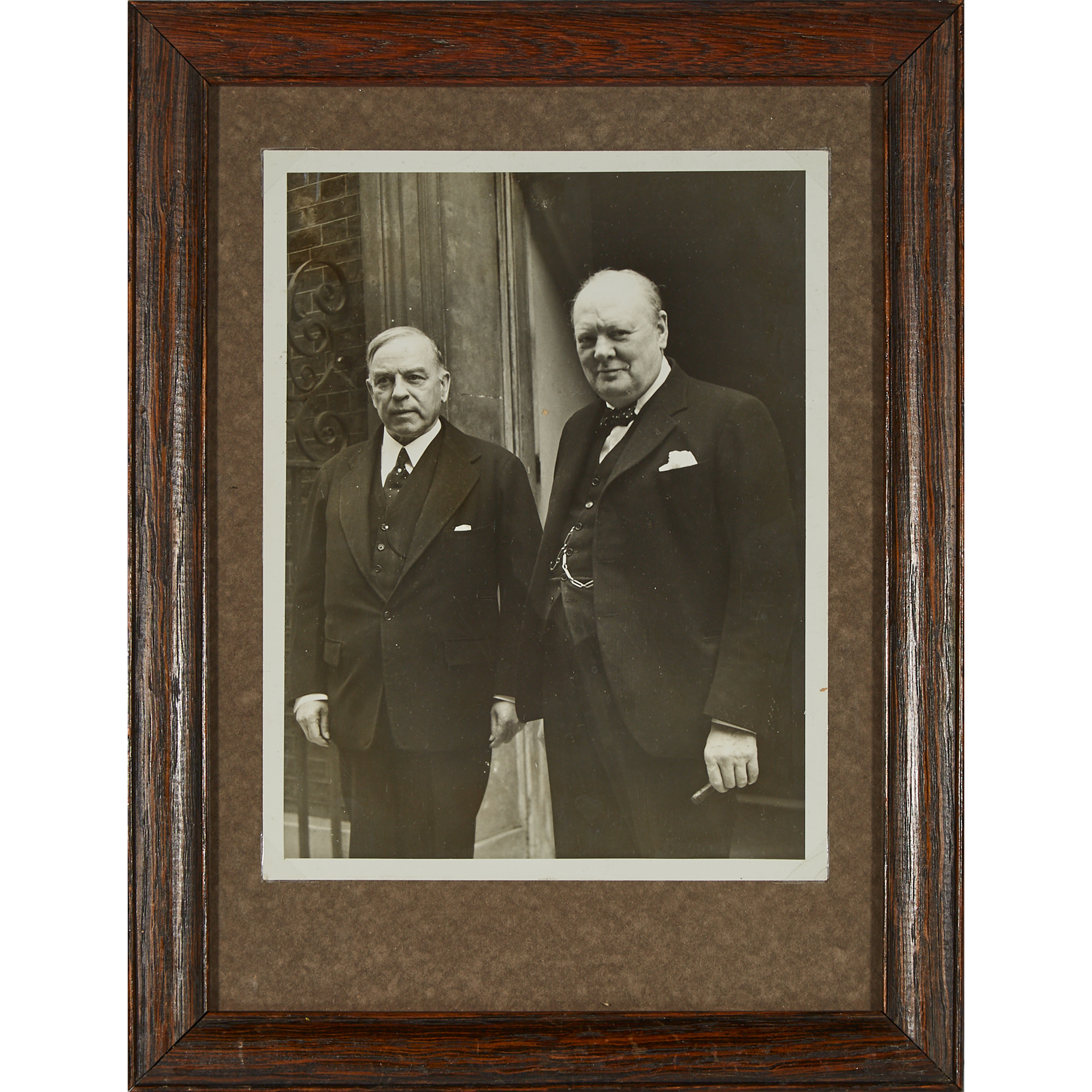 Two Press Photographs of William Lyon Mackenzie King, mid 20th century