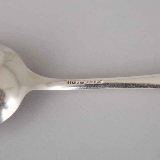 Six Canadian Silver Old English Pattern Table Spoons, Roden Brothers, Toronto, Ont., c.1900