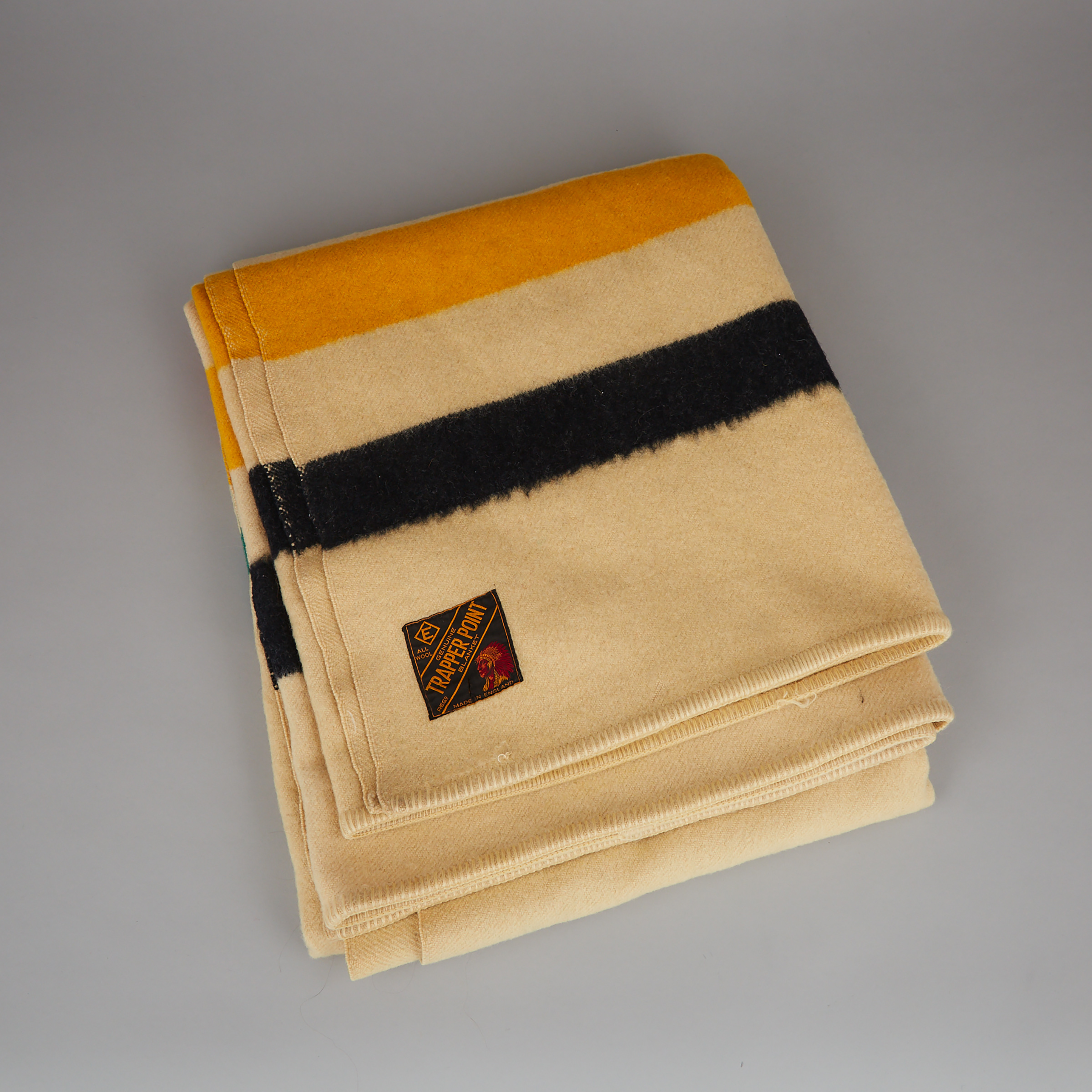 Eaton’s ‘Trapper Point’ Wool 4-Point Blanket, mid 20th century