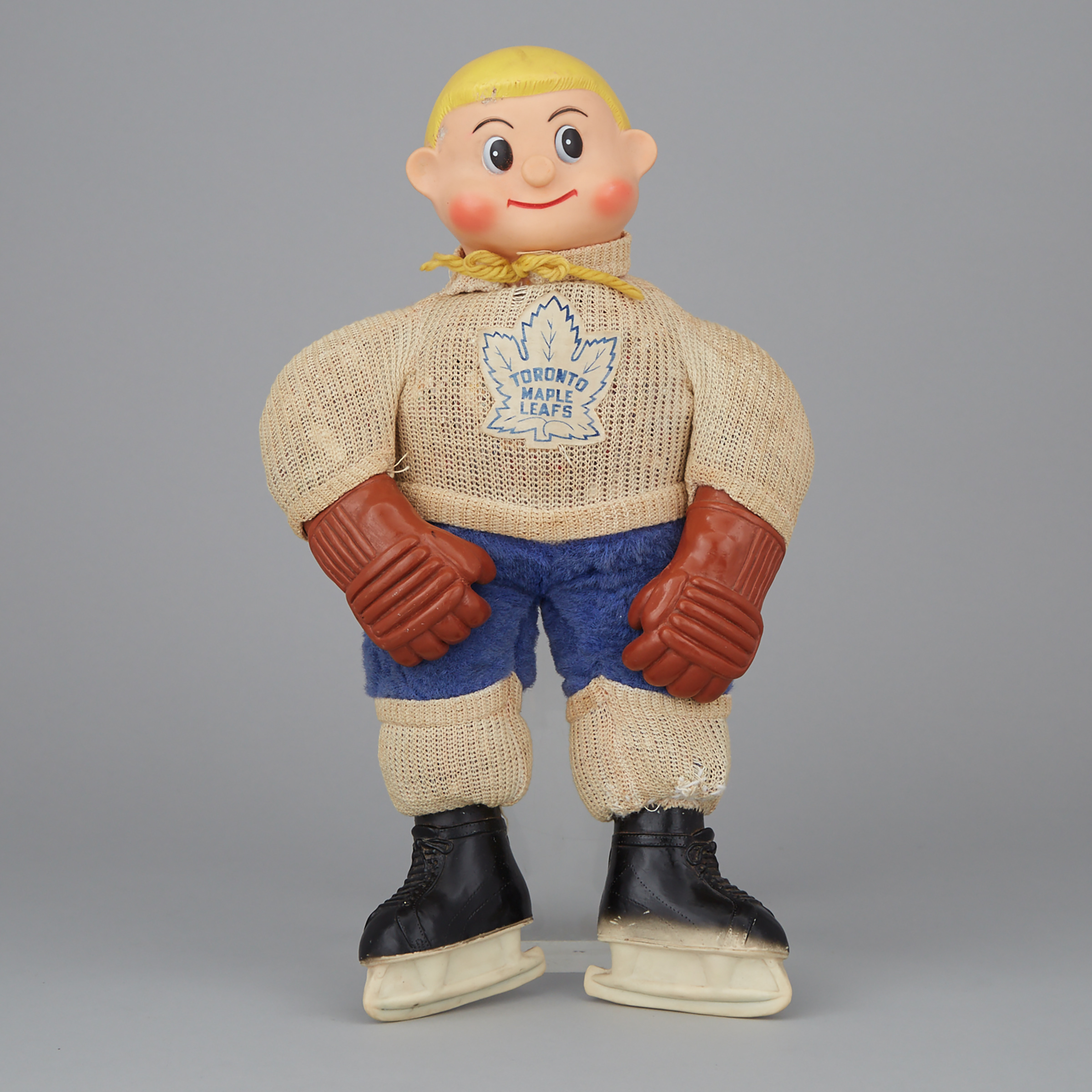 Toronto Maple Leafs Doll, Allied Grand Doll Company, Brooklyn, NY, 1962
