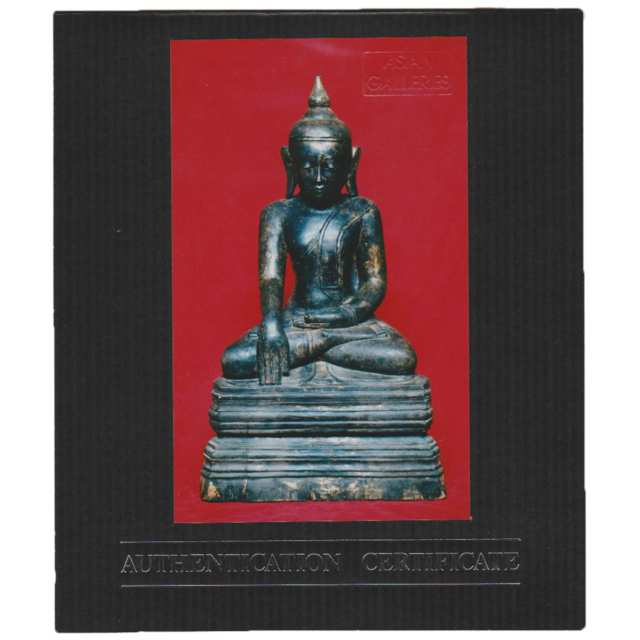 A Seated Wood Carved Buddha, Ava Period, Burma, 16th/17th century