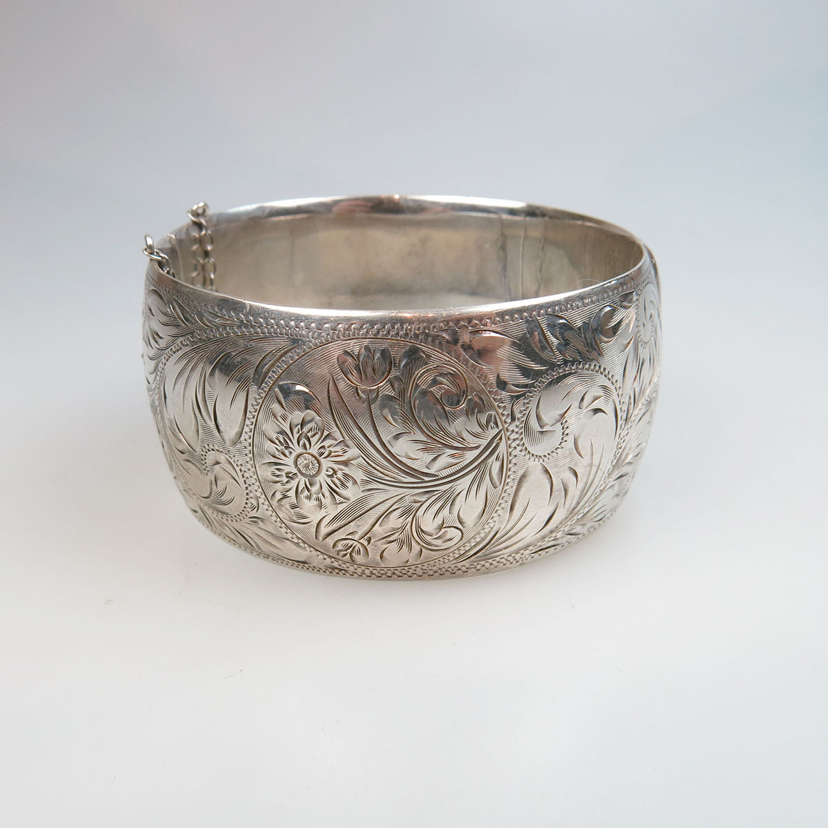 Birk’s Sterling Silver Hinged Bangle