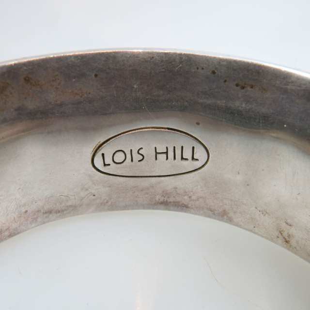 Lois Hill Sterling Silver Open Cuff Bangle