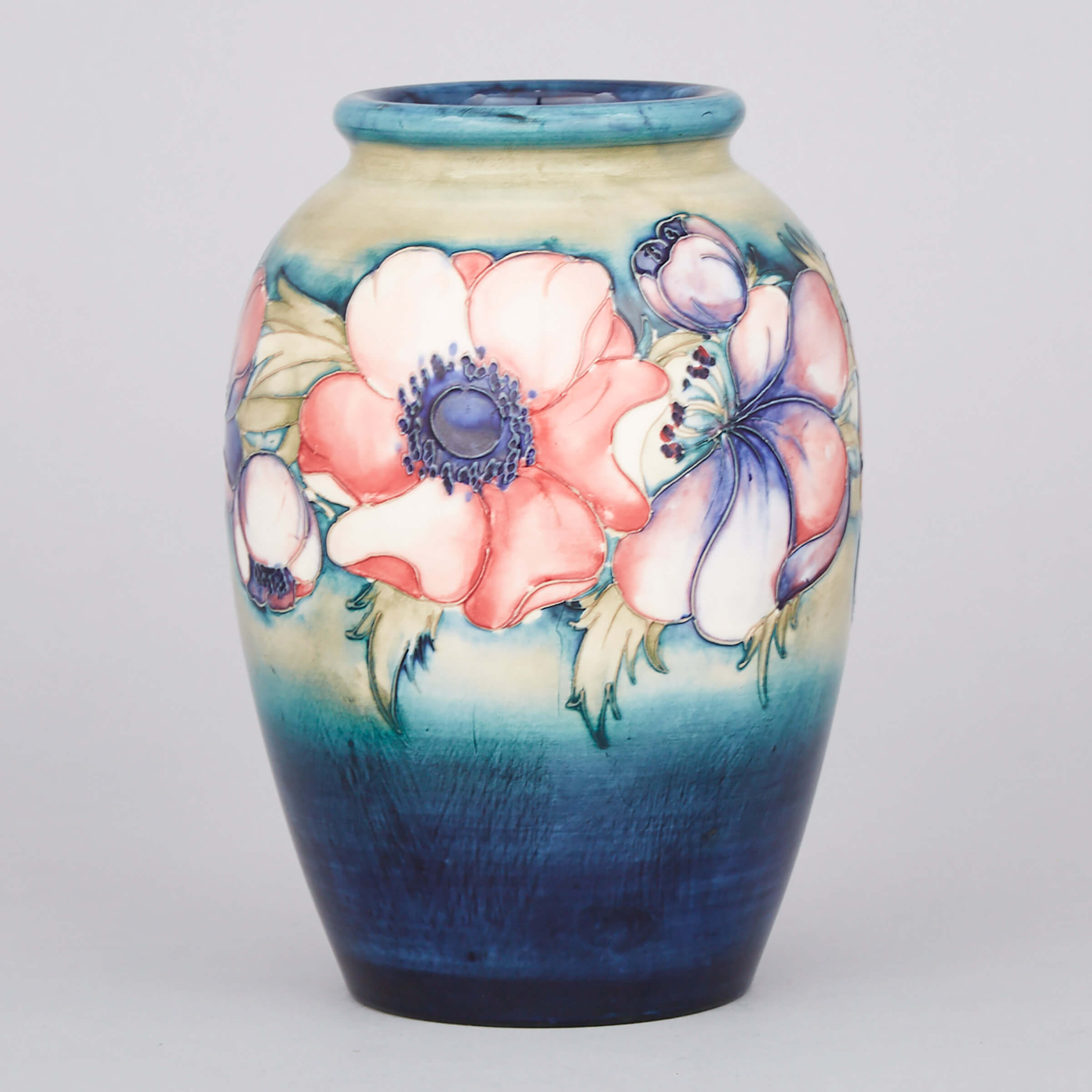 Moorcroft Anemone Vase, c.1940