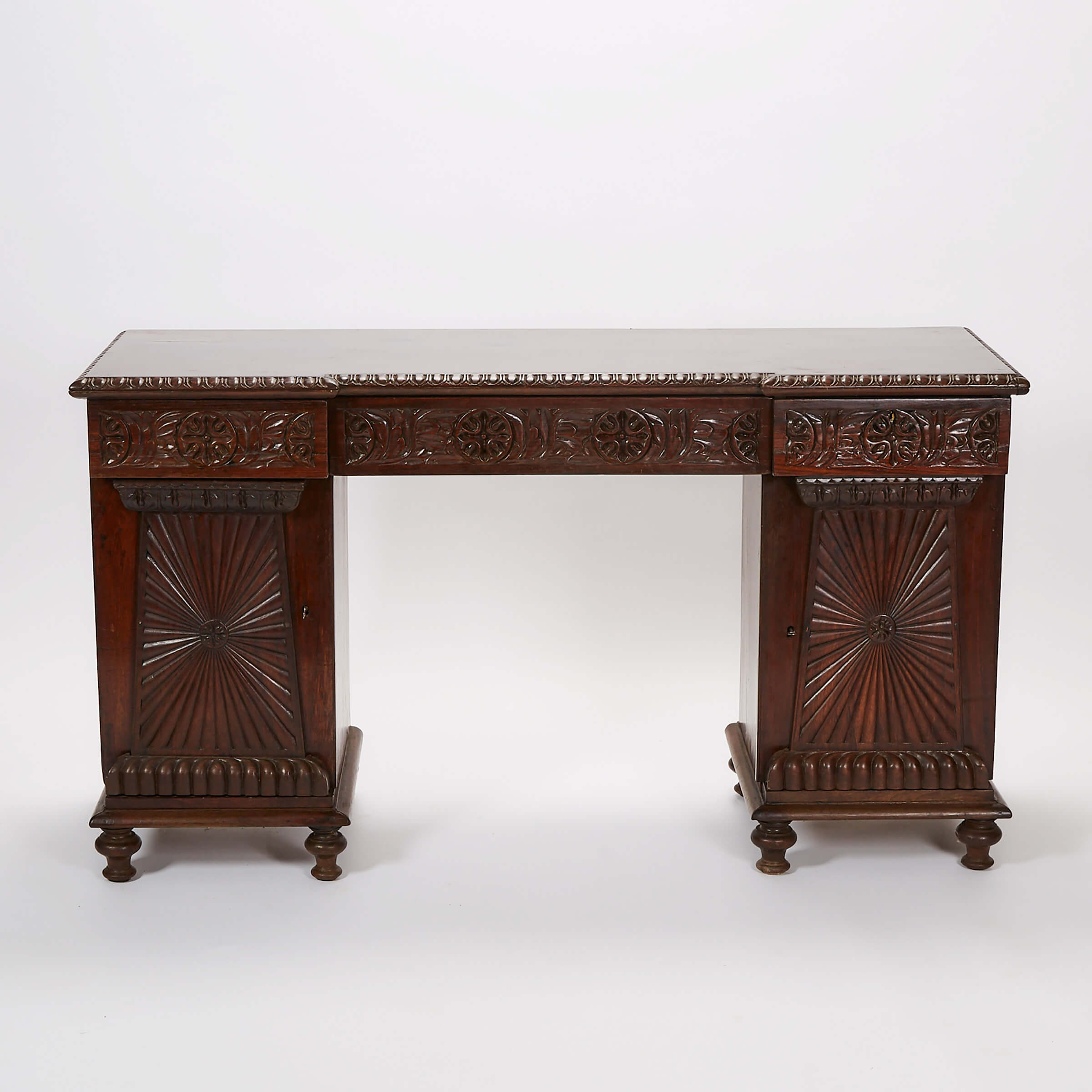 Anglo-Indian Carved Rosewood Sideboard, c.1830