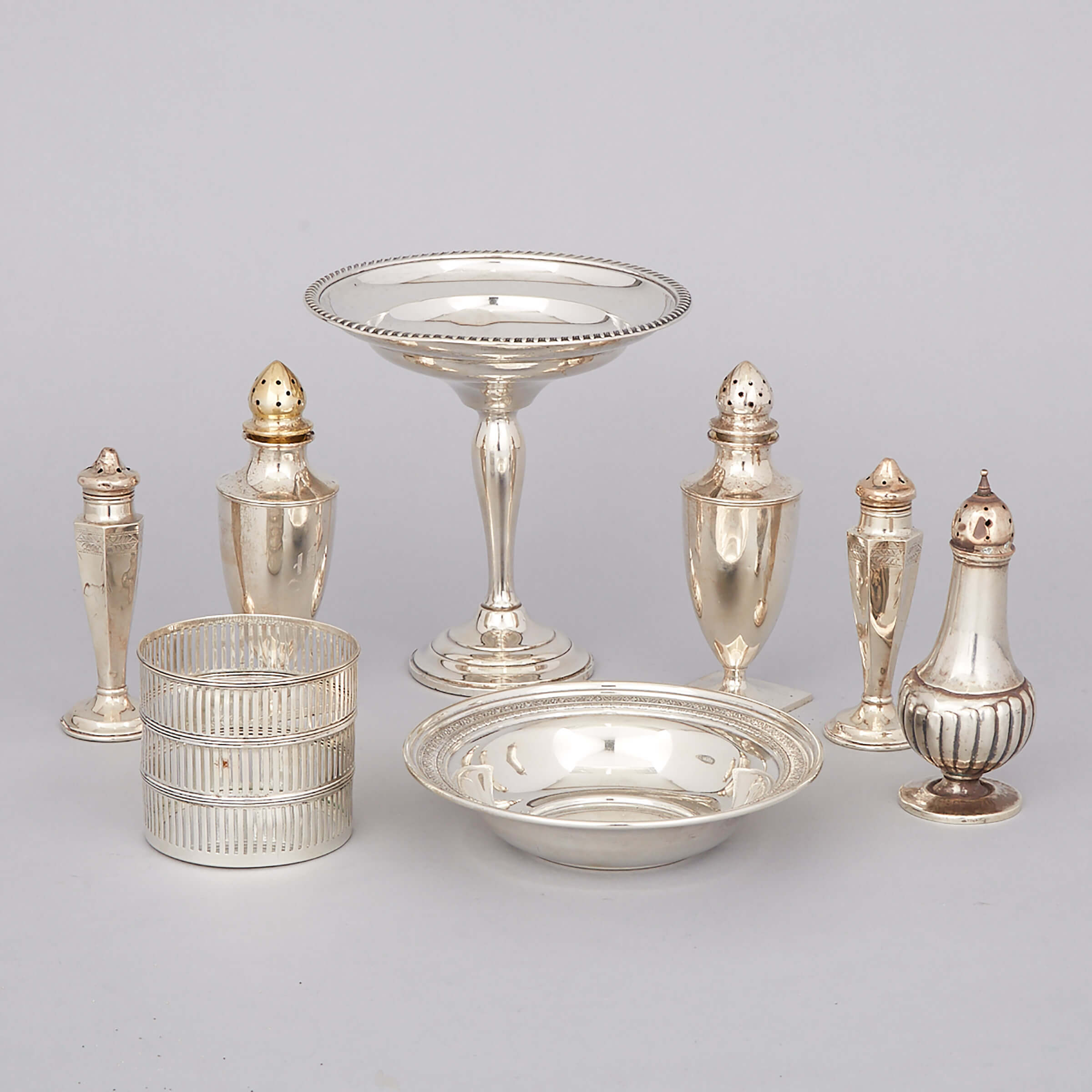 Group of American Silver Articles, 20th century