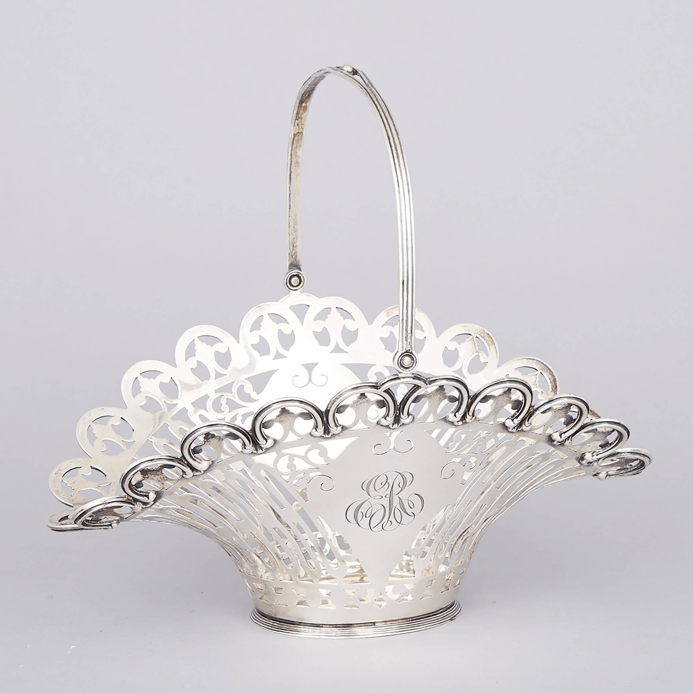 American Silver Pierced Basket, Black, Starr & Frost, New York, N.Y., c.1900