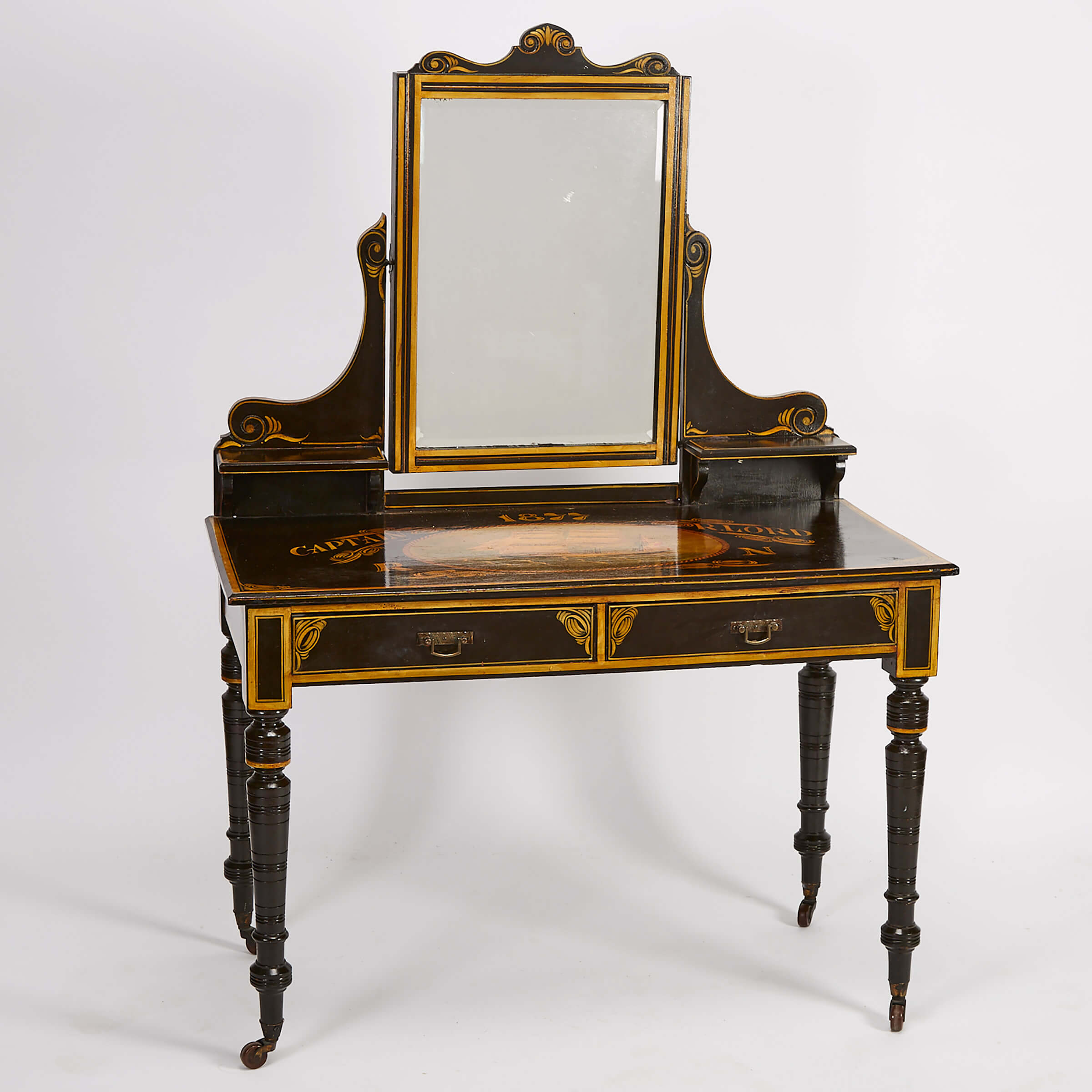 Victorian Painted Vanity, late 19th century