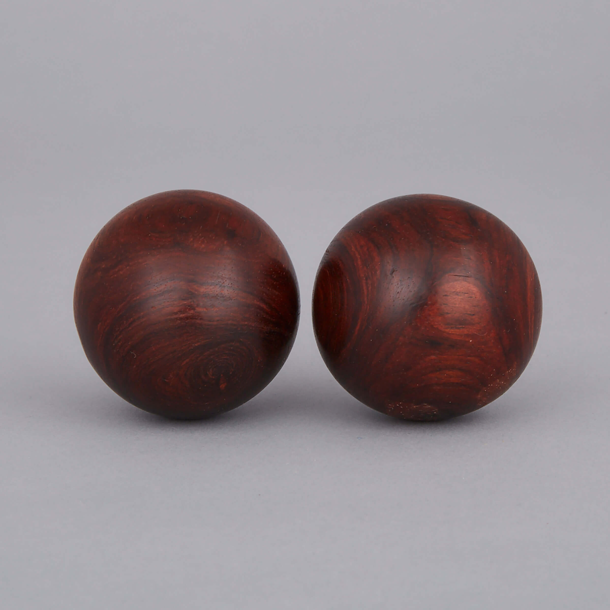 A Pair of Huanghuali Exercise Balls
