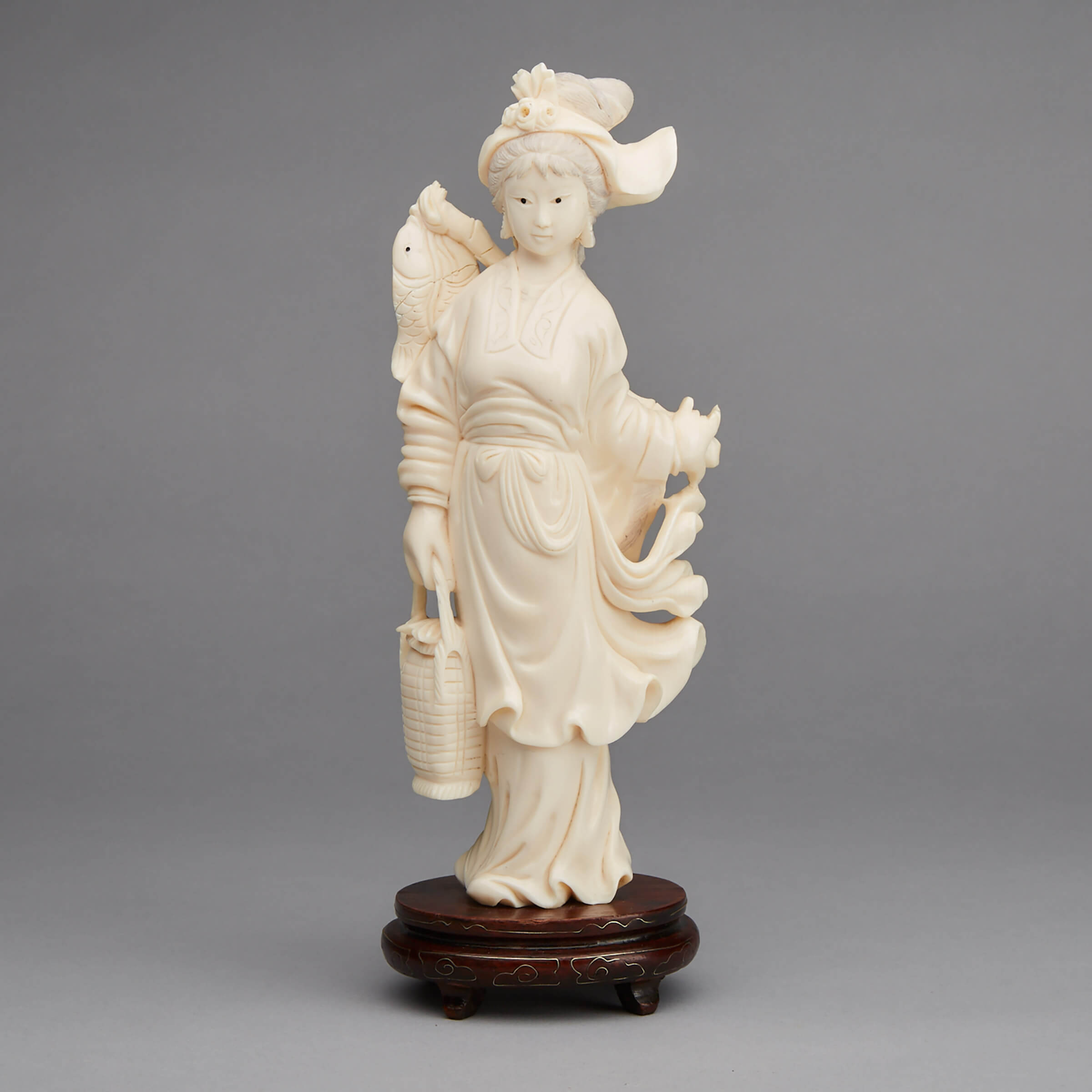 An Ivory Carved Lady 