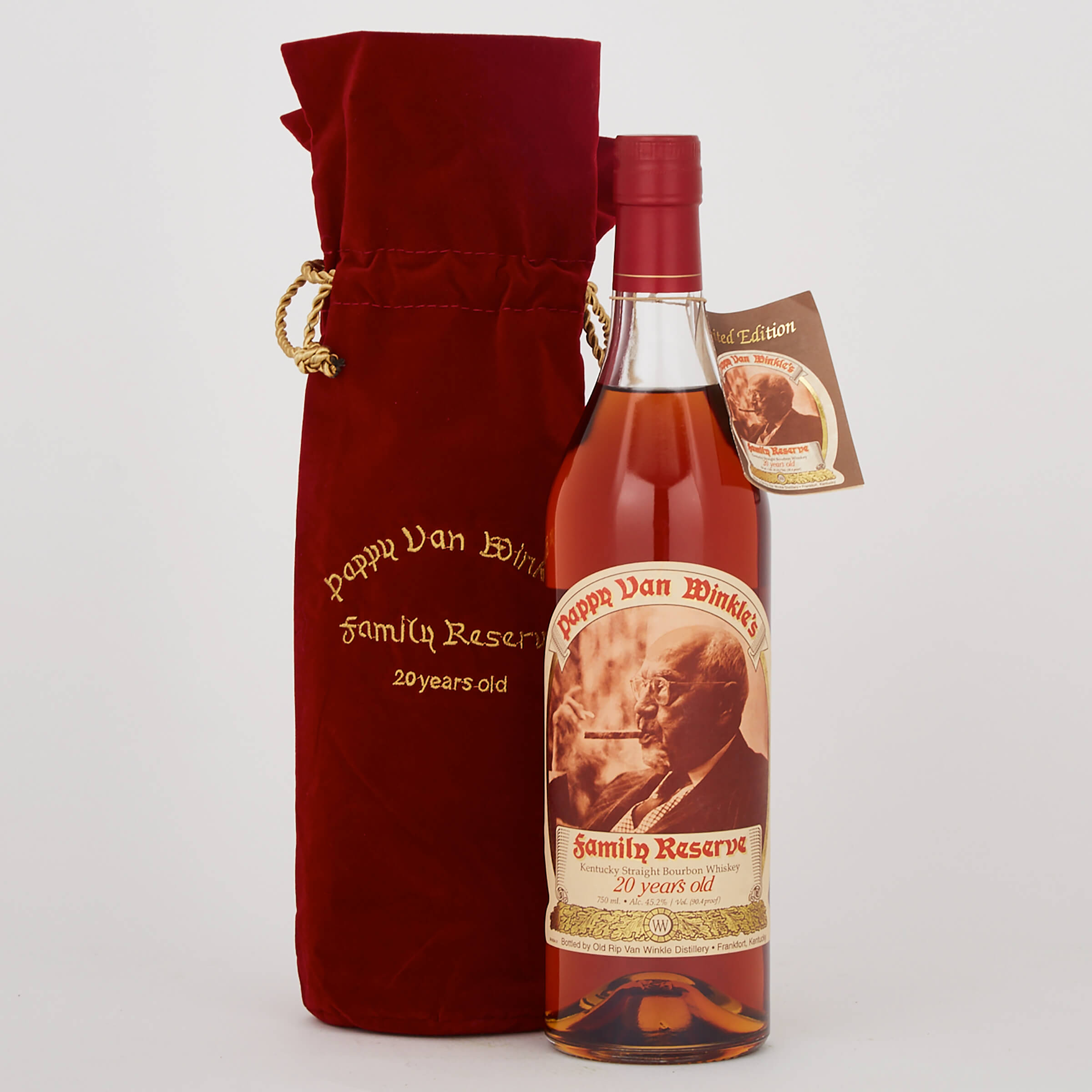 PAPPY VAN WINKLE’S FAMILY RESERVE KENTUCKY STRAIGHT BOURBON WHISKEY 20 YEARS (ONE 750 ML)