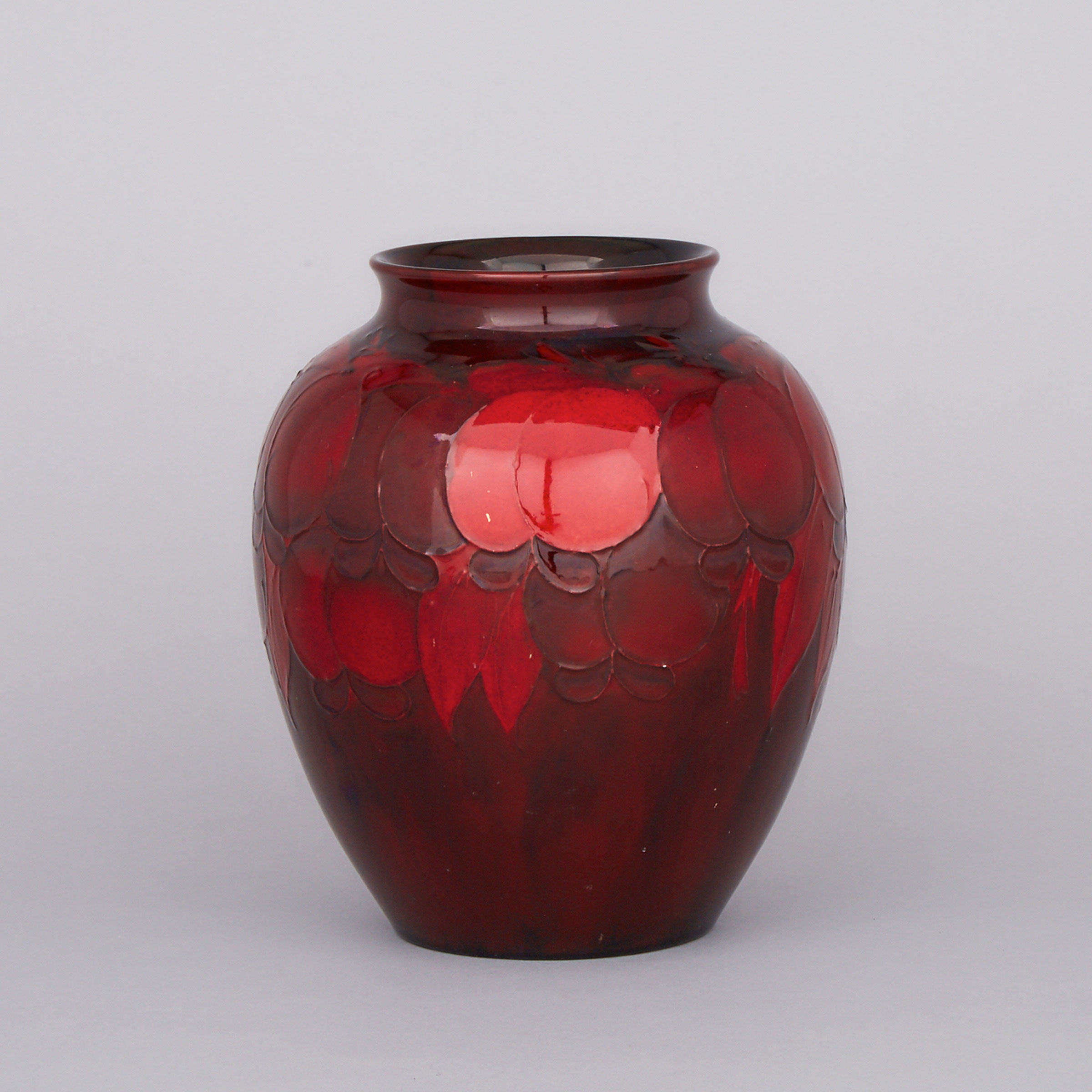 Moorcroft Flambé Wisteria Vase, c.1925-28