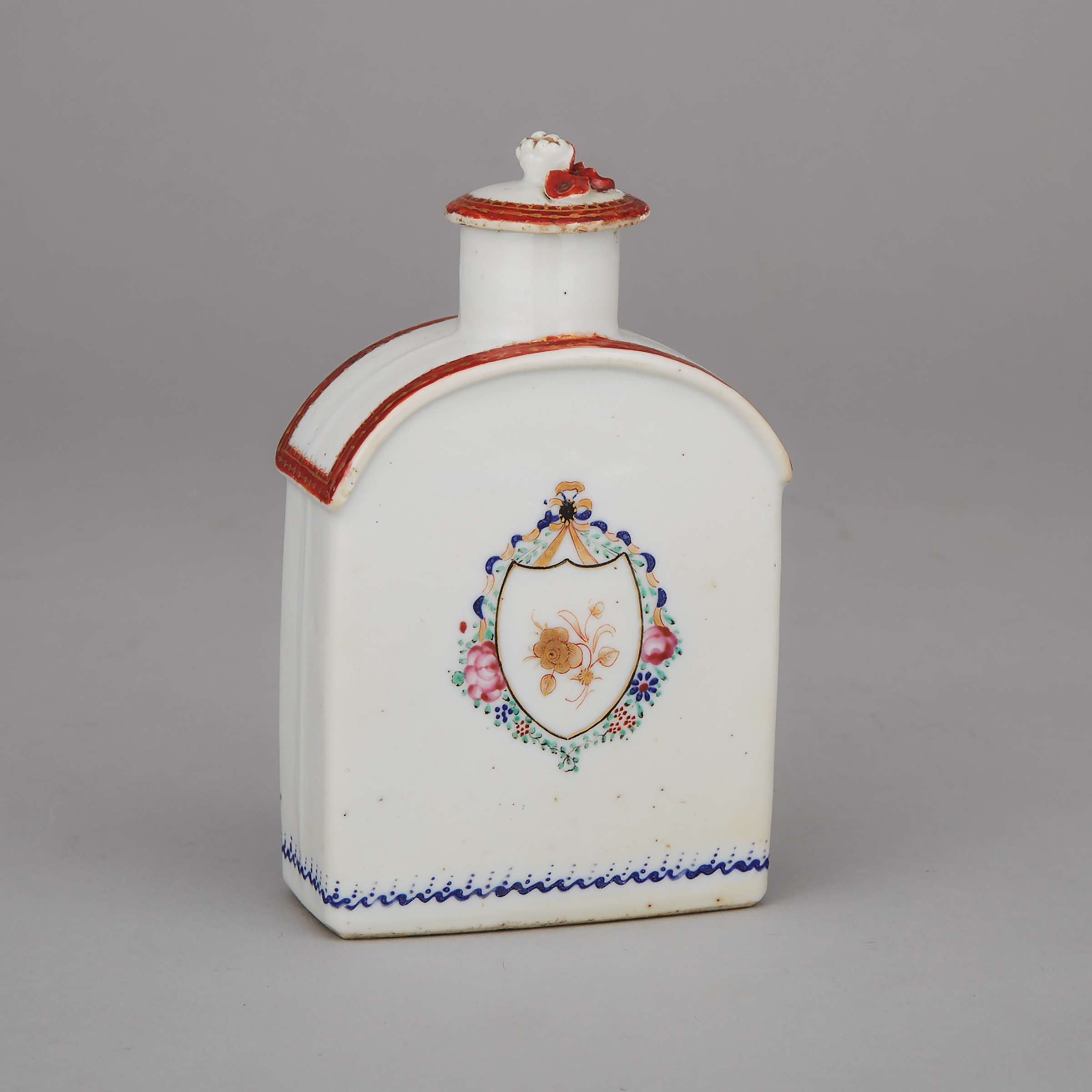 Chinese Export Porcelain Tea Canister, c.1780