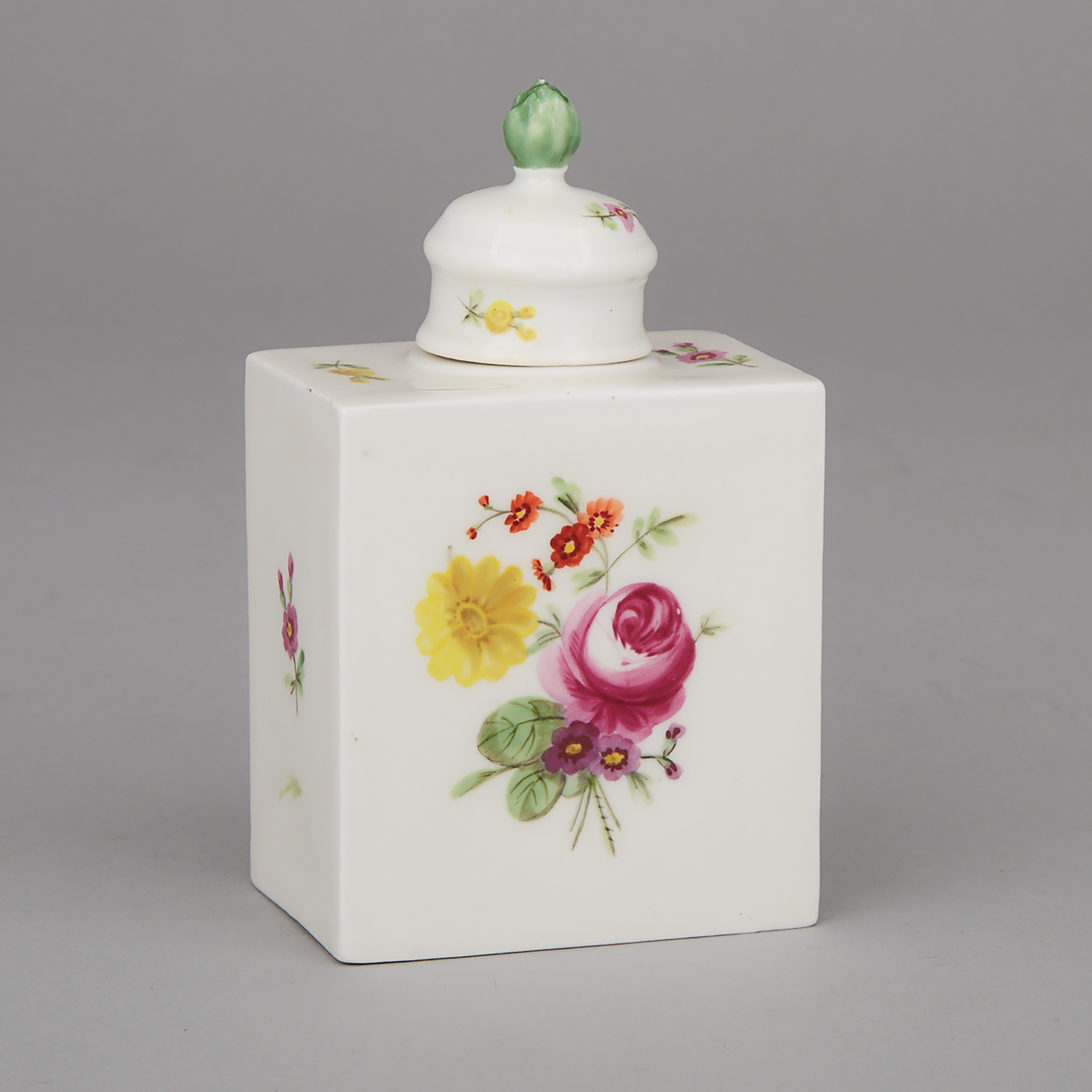 Vienna Porcelain Tea Canister, c.1785