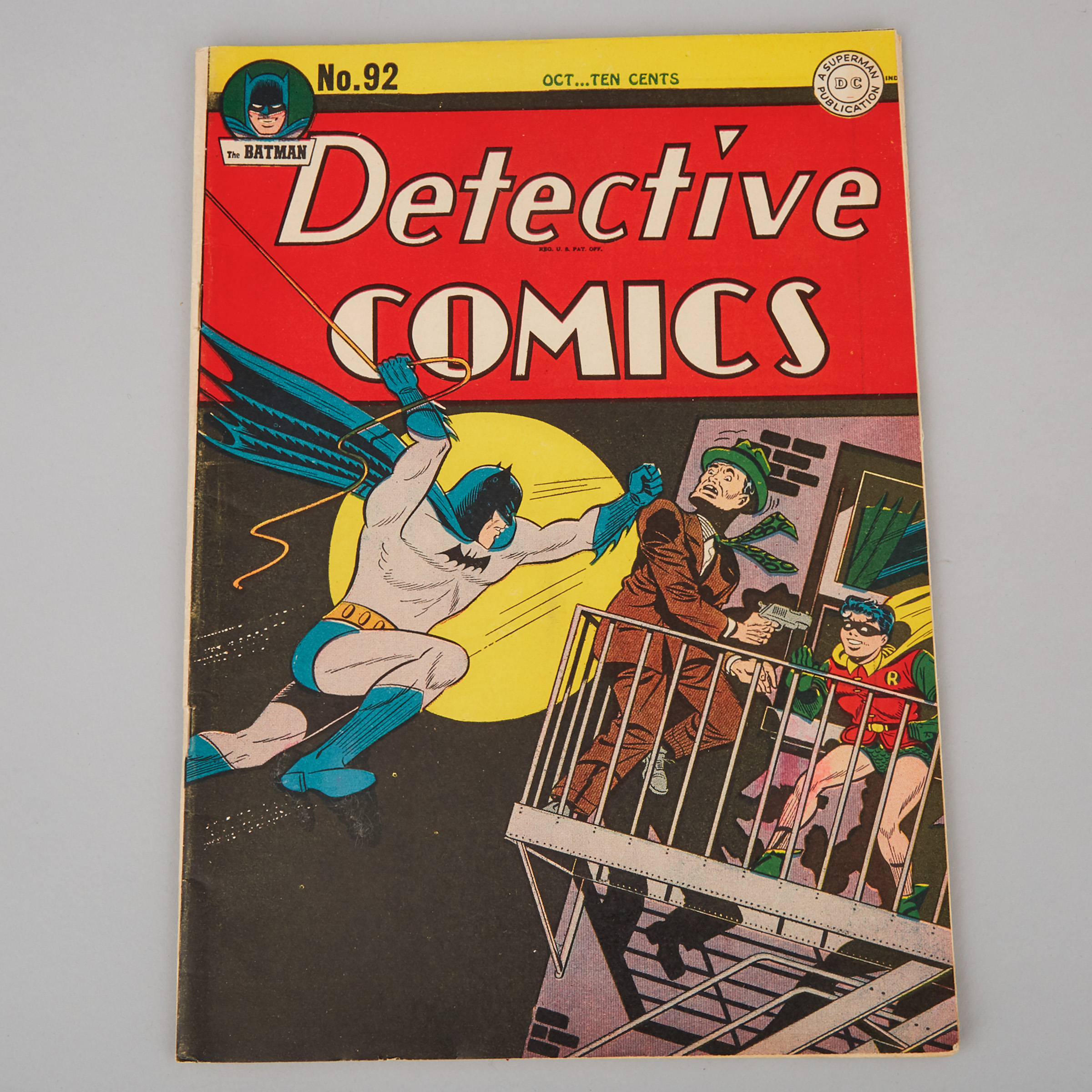 Superman DC 'Detective Comics' No. 92, October, 1944