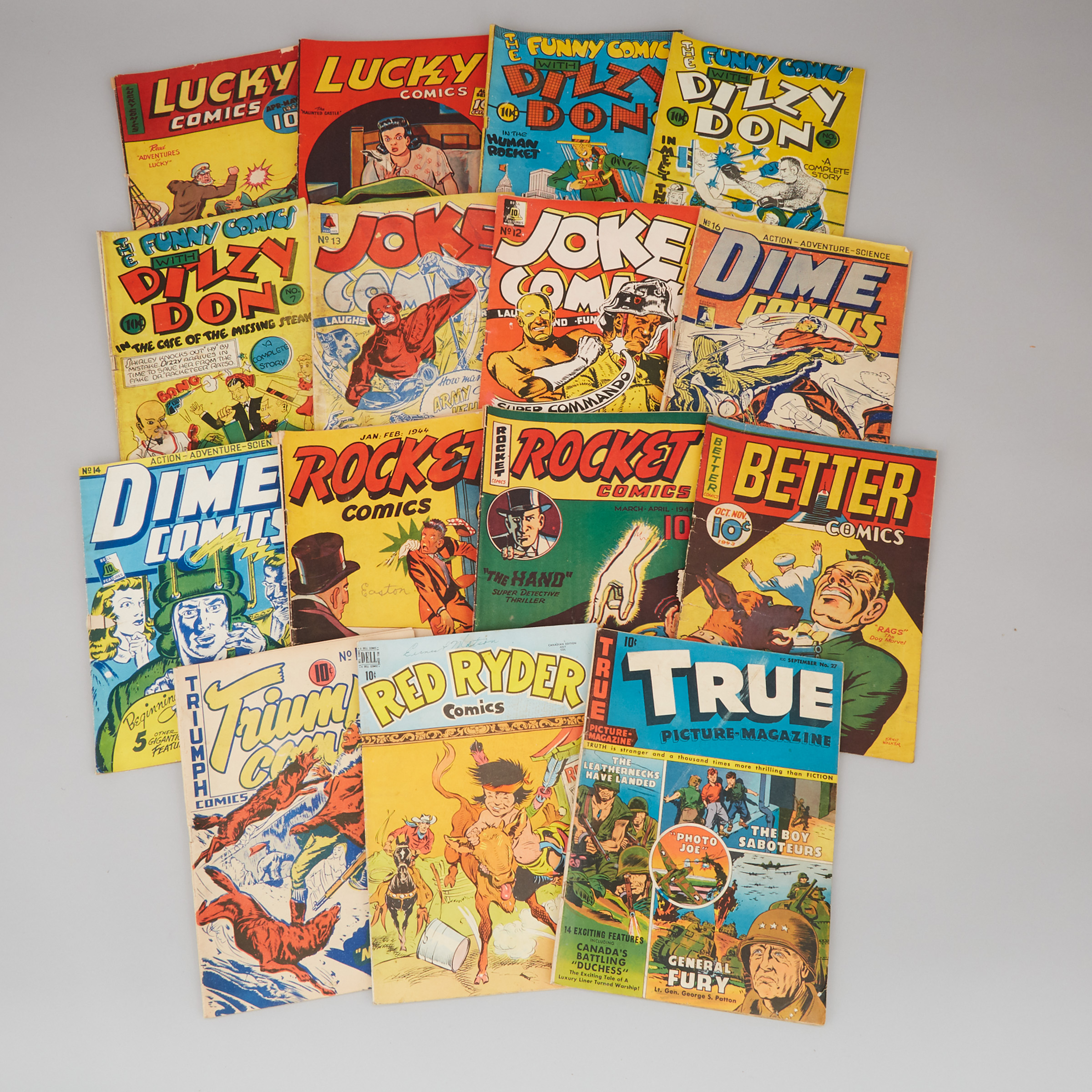 Fifteen Canadian WWII Era Comics, 1943-44