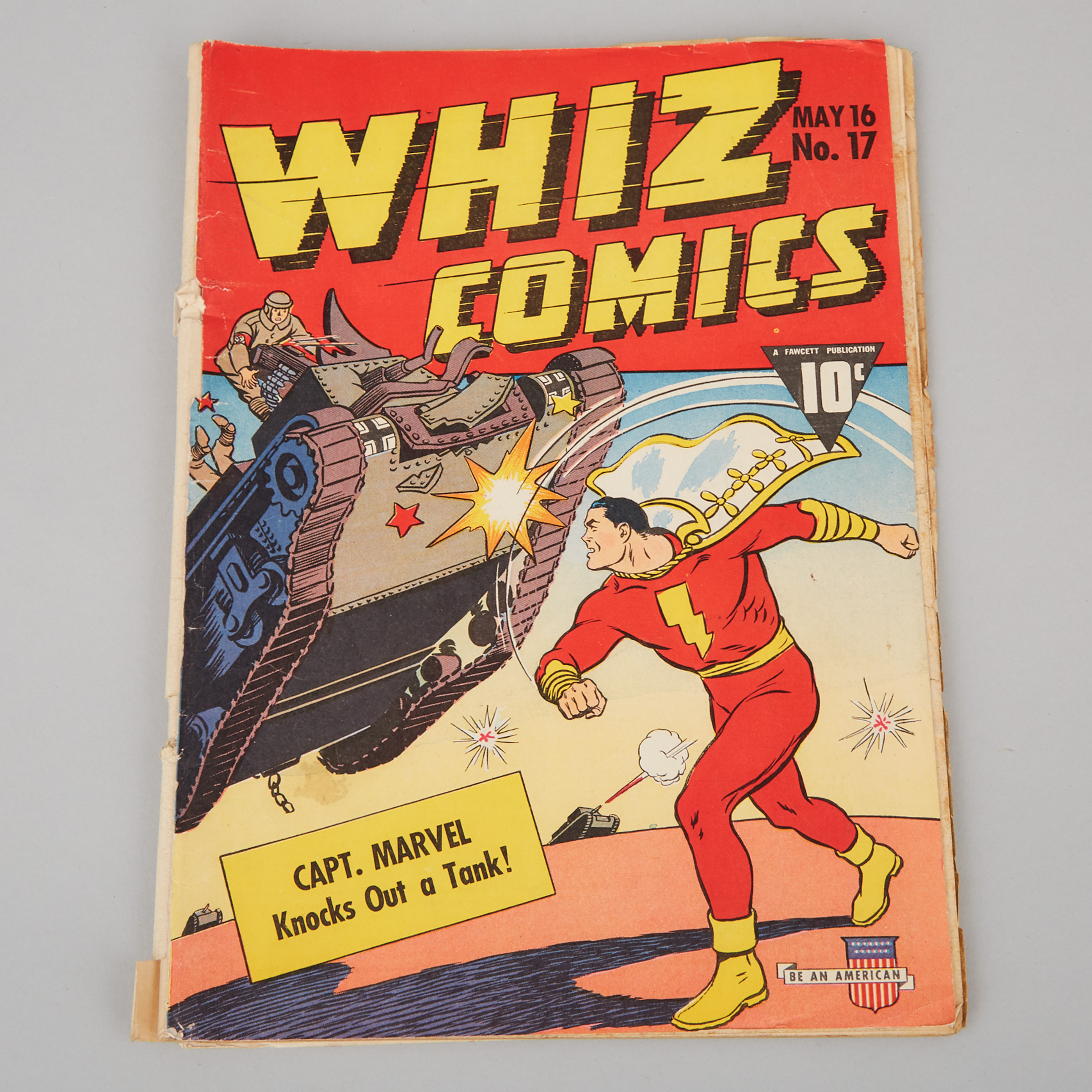 Fawcett Publications Whiz Comics 'Captain Marvel' No. 17, May 16, 1941