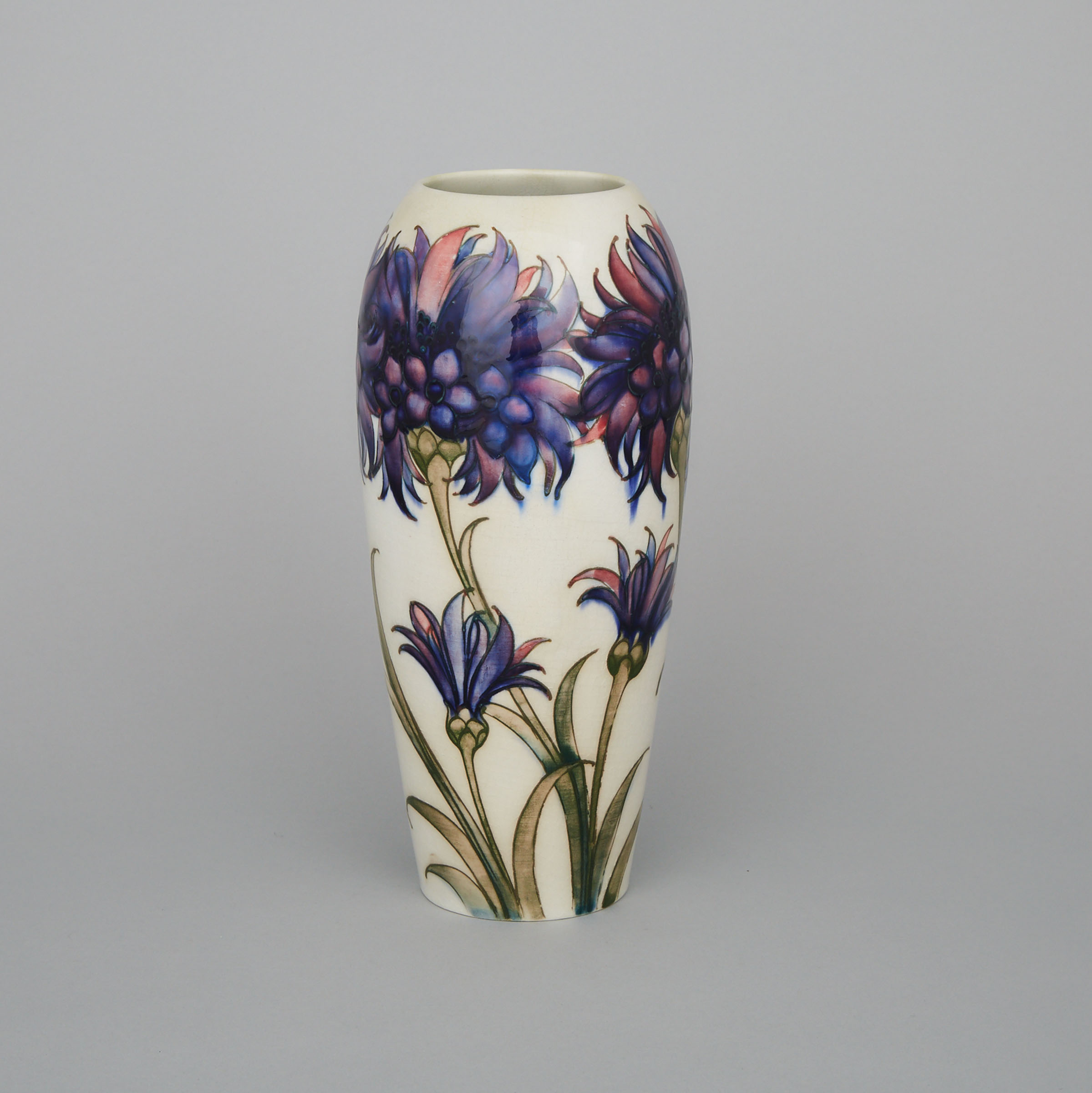 Moorcroft Cornflower Vase, c.1920
