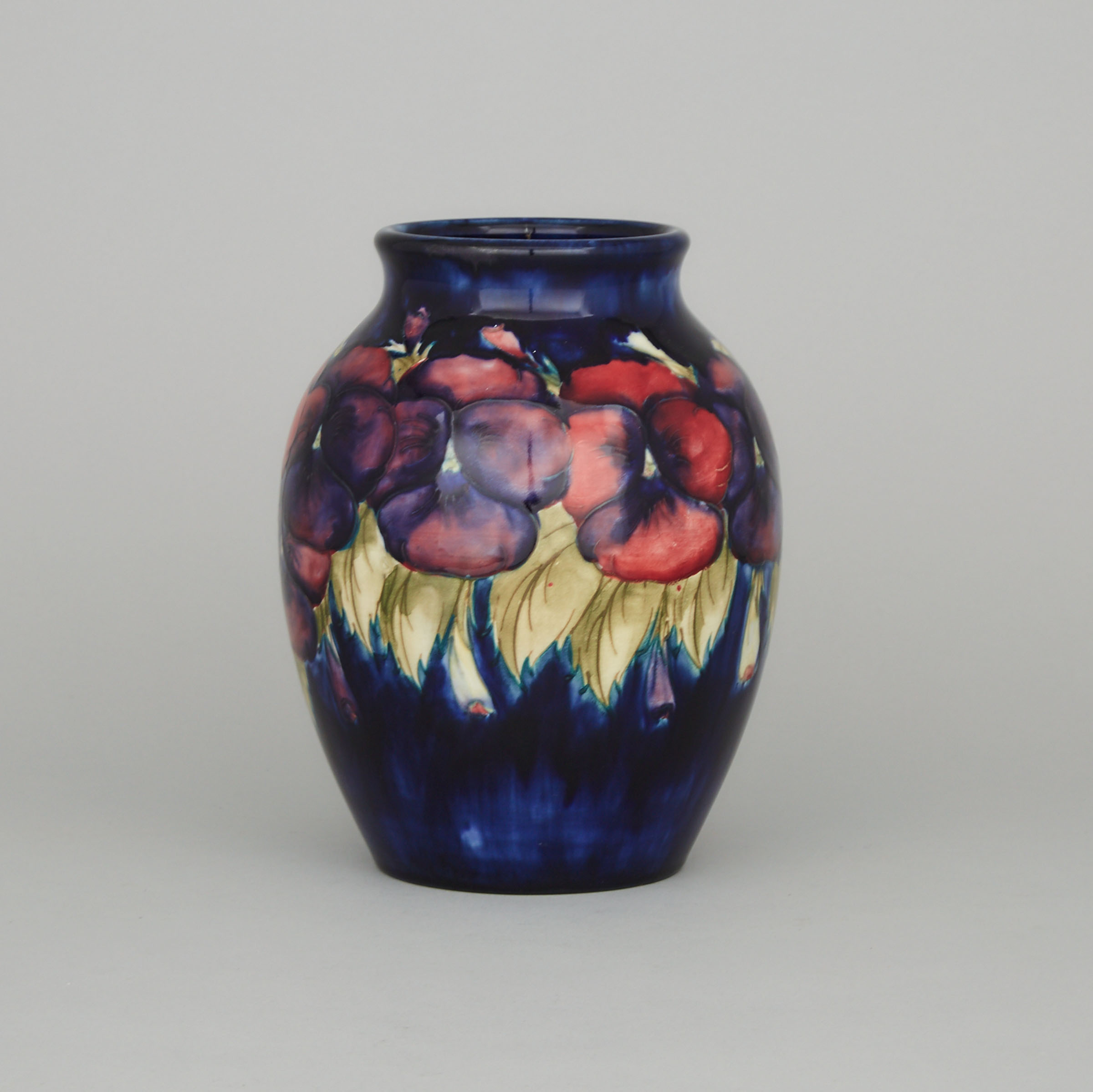 Moorcroft Pansy Vase, c.1925